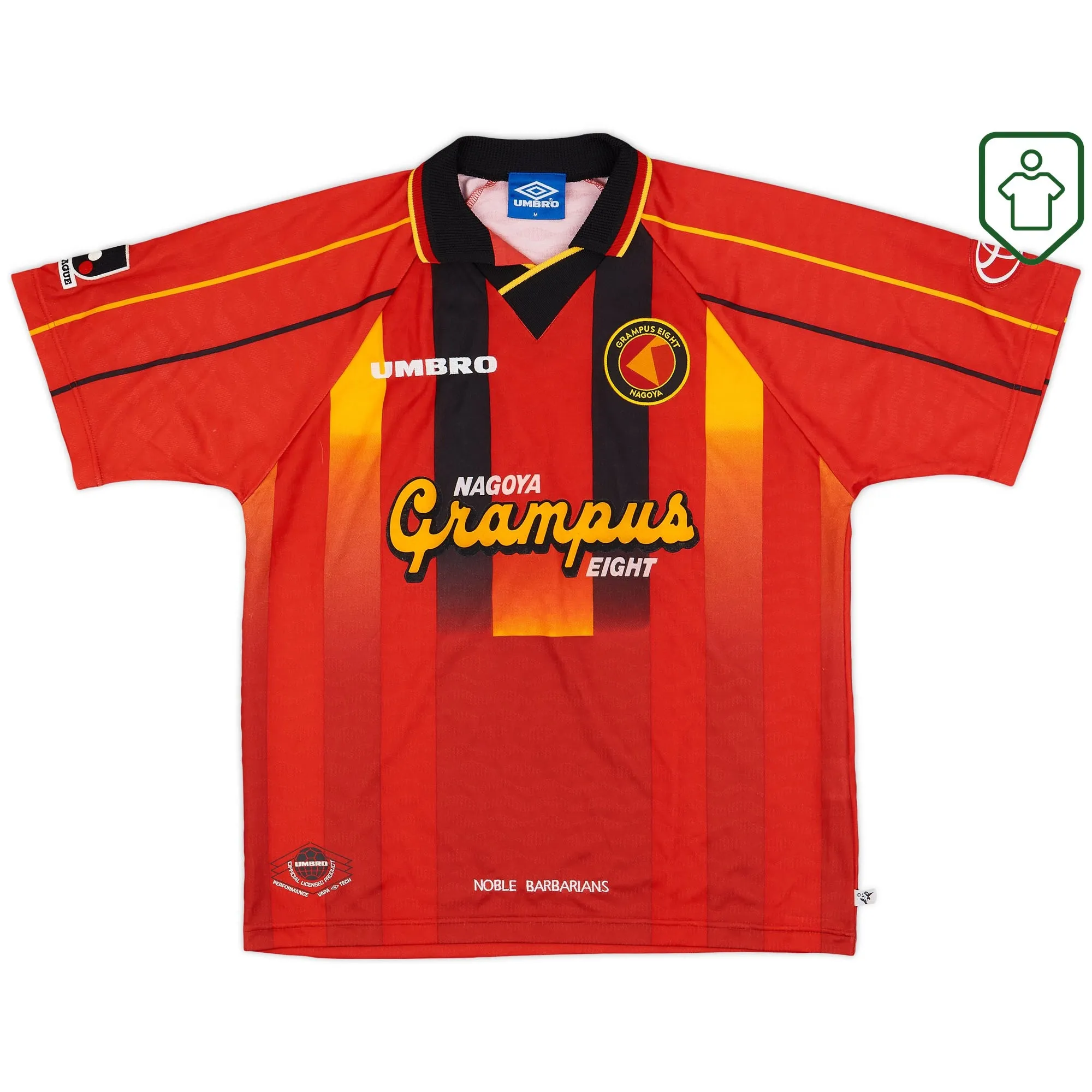Nagoya Grampus Eight Umbro Home Shirt 1996-98 - Excellent - 8/10