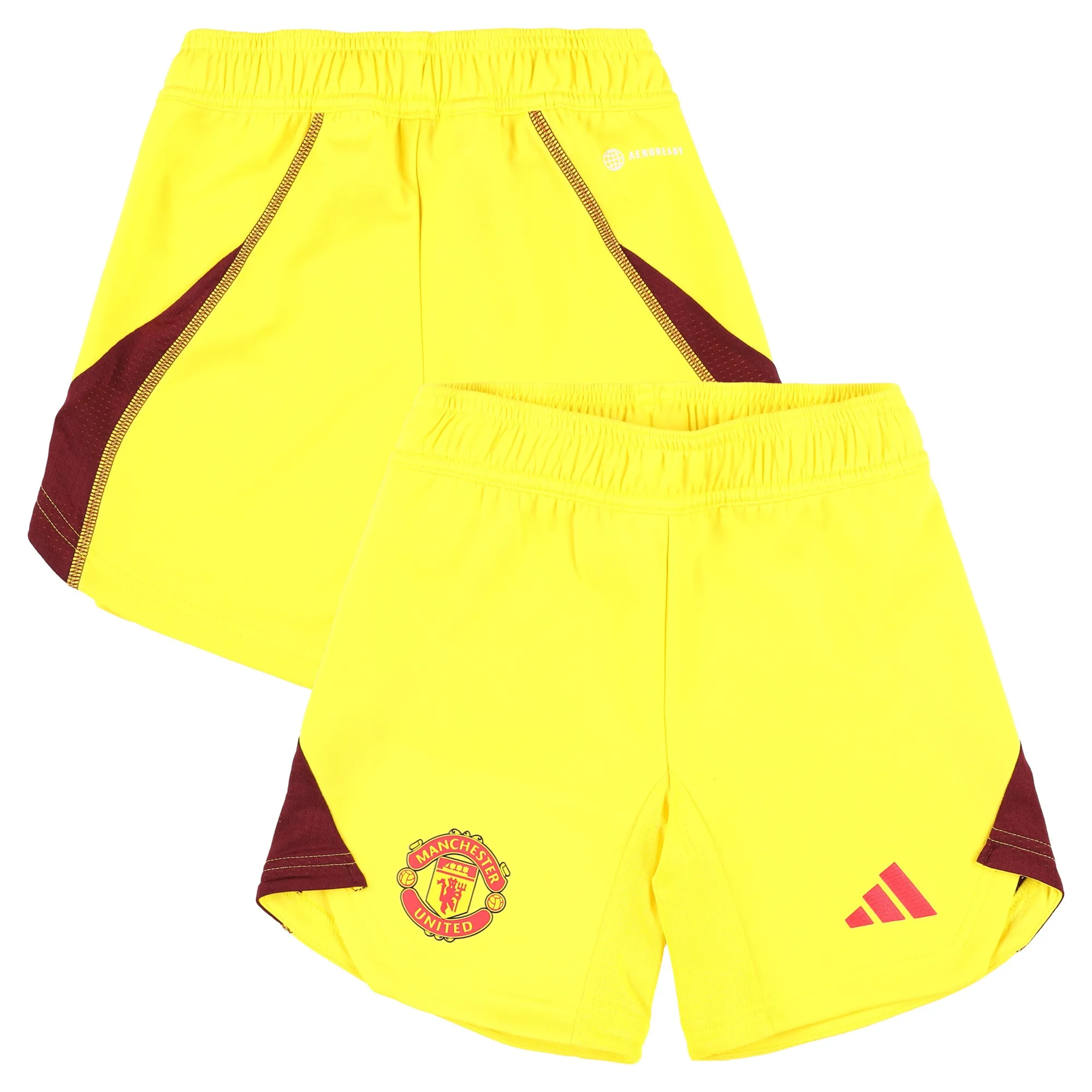 Manchester United adidas Goalkeeper Shorts 2023-24 - Kids