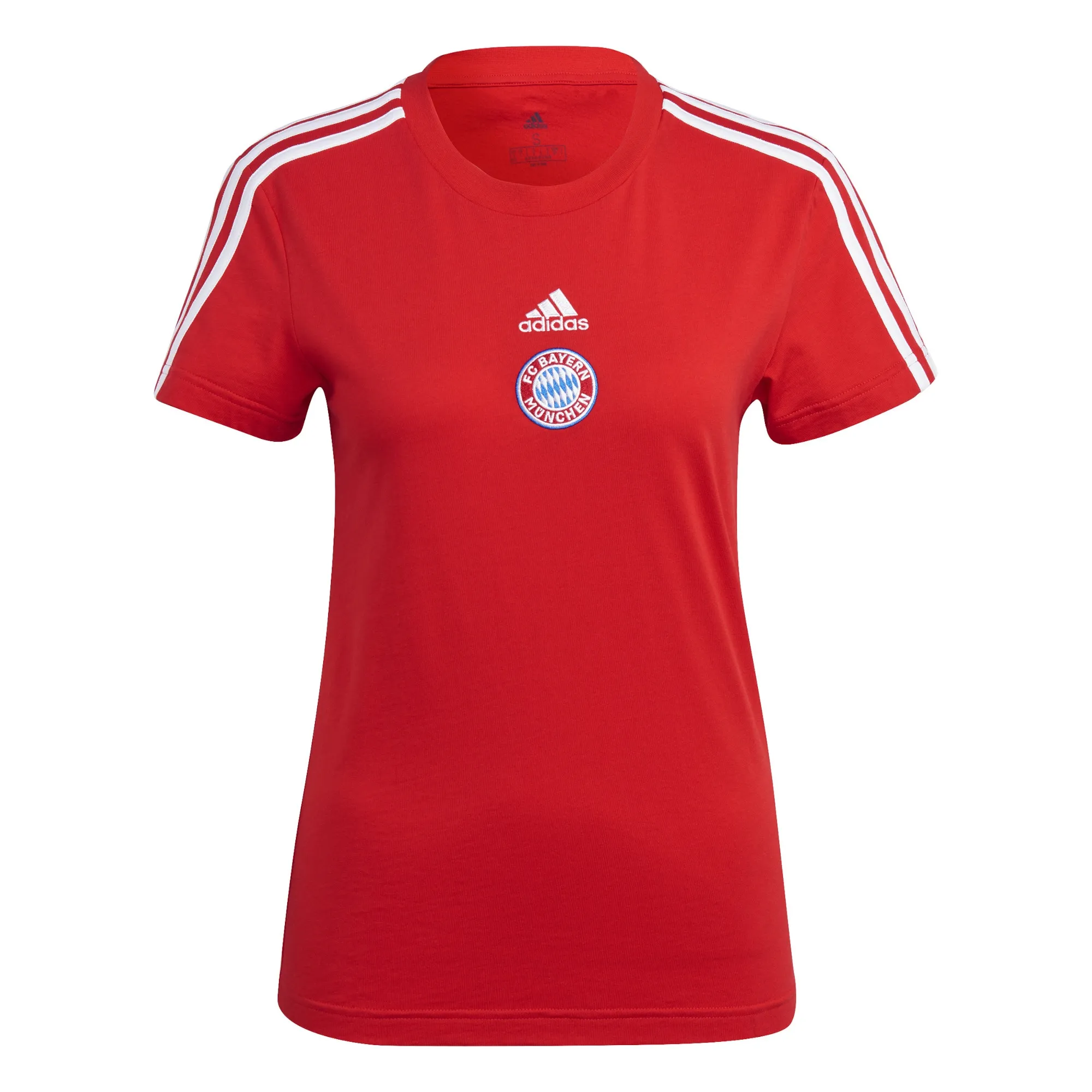 FC Bayern adidas DNA T-Shirt - Red - Womens