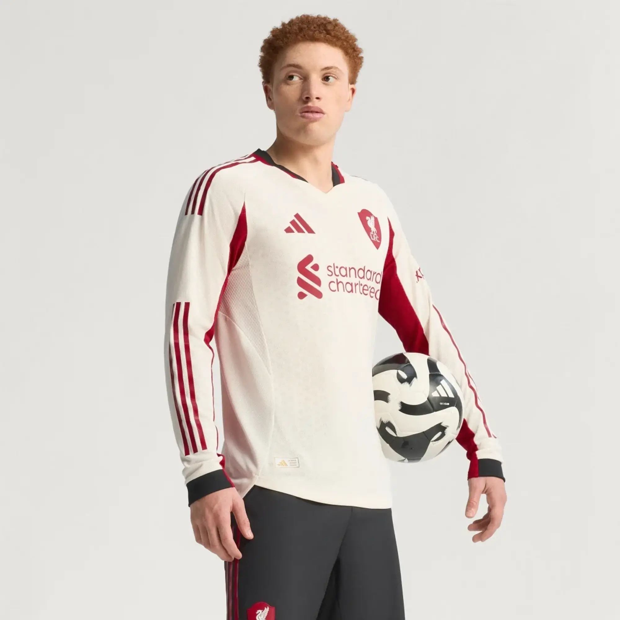 adidas Liverpool FC 25/26 Long Sleeve Away Authentic Jersey