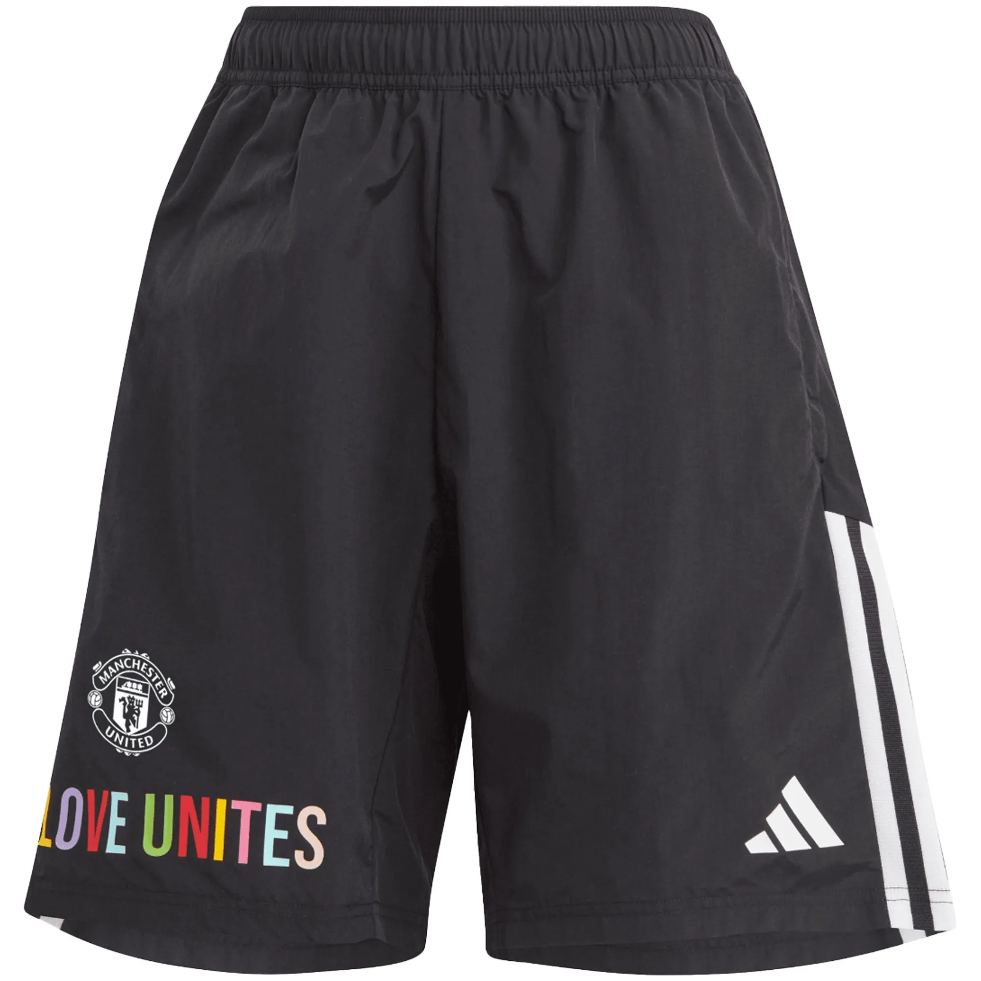 Manchester United adidas Love Unites Shorts - Black
