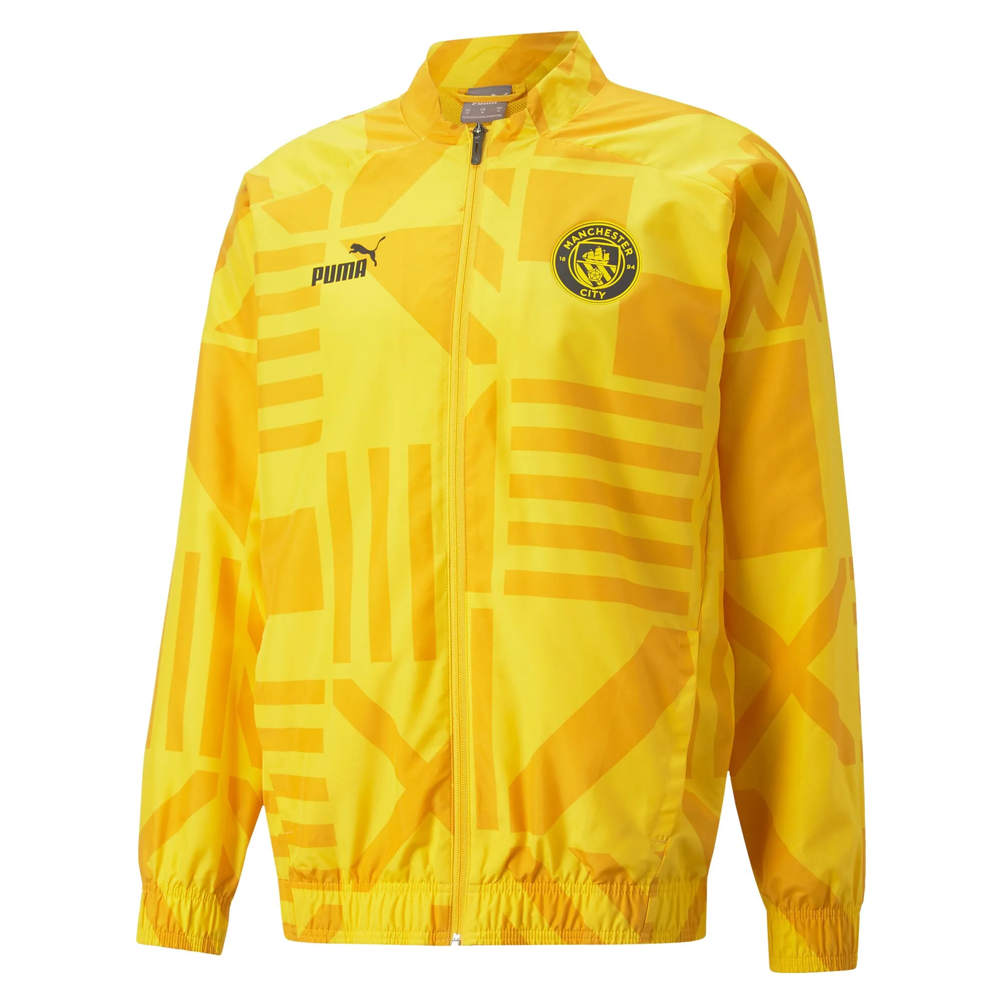 Manchester City Pre Match Jacket - Yellow