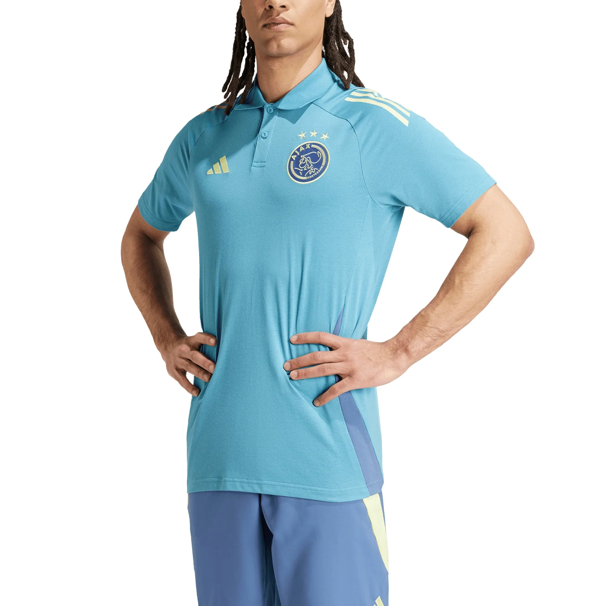 Ajax adidas Training Polo - Grey