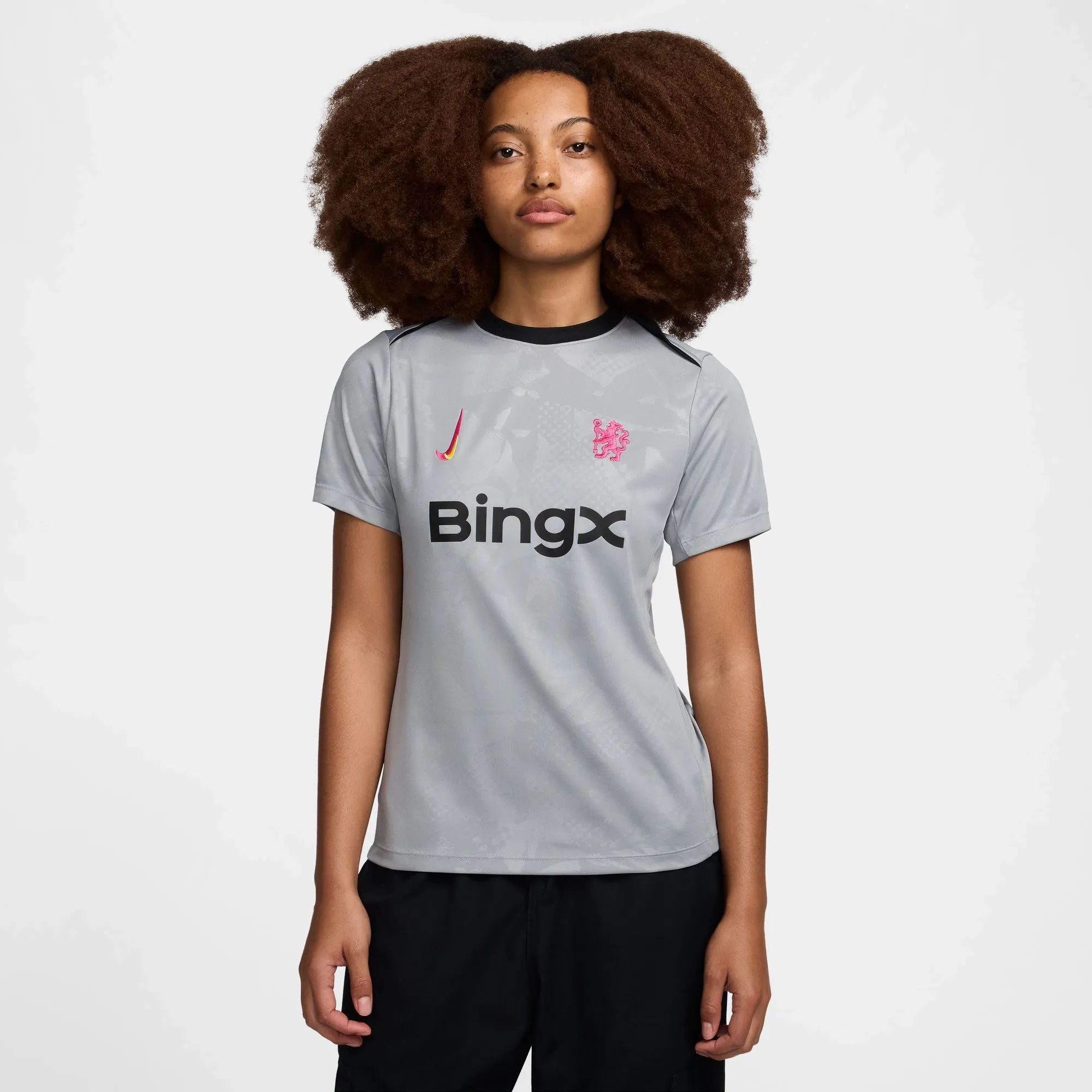 Chelsea Nike Pre-Match Top - Grey - Womens