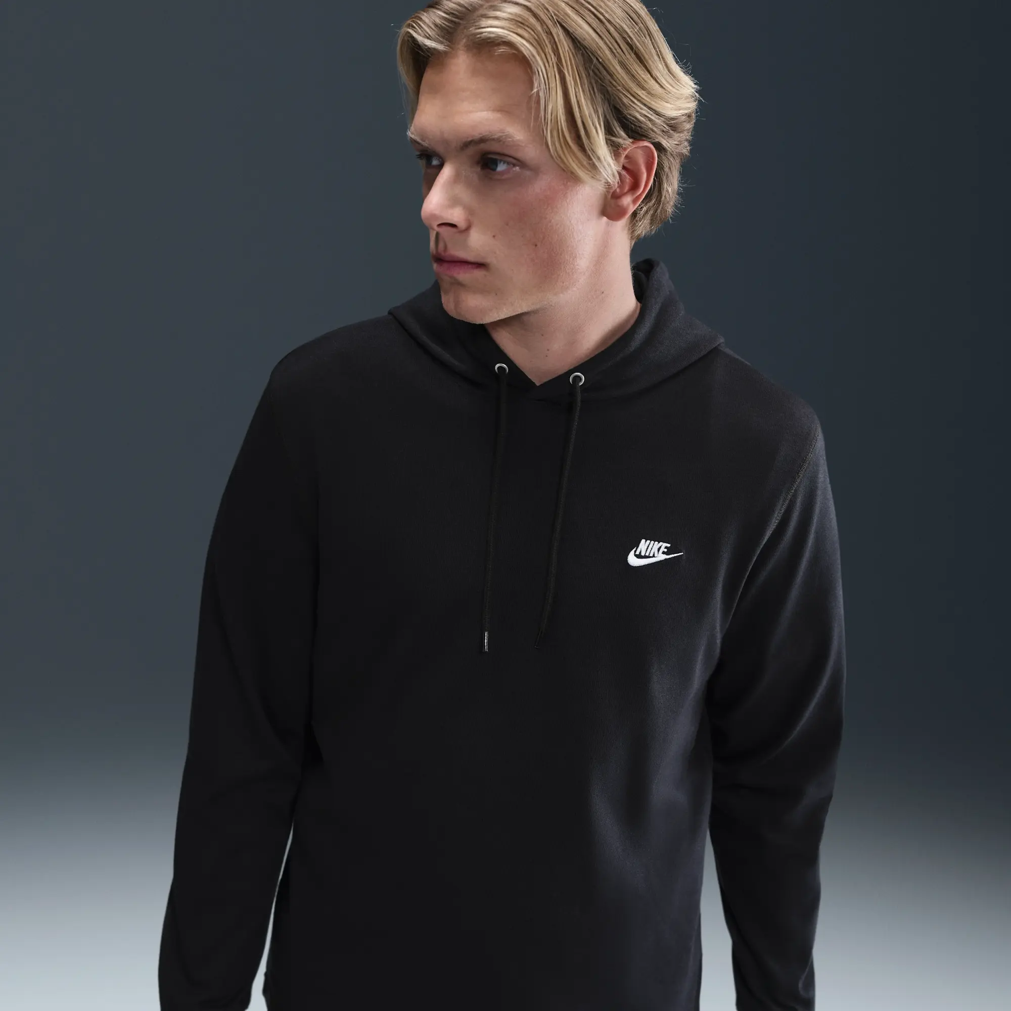 Nike Sportswear Club Men's Knit Pullover Hoodie - Black