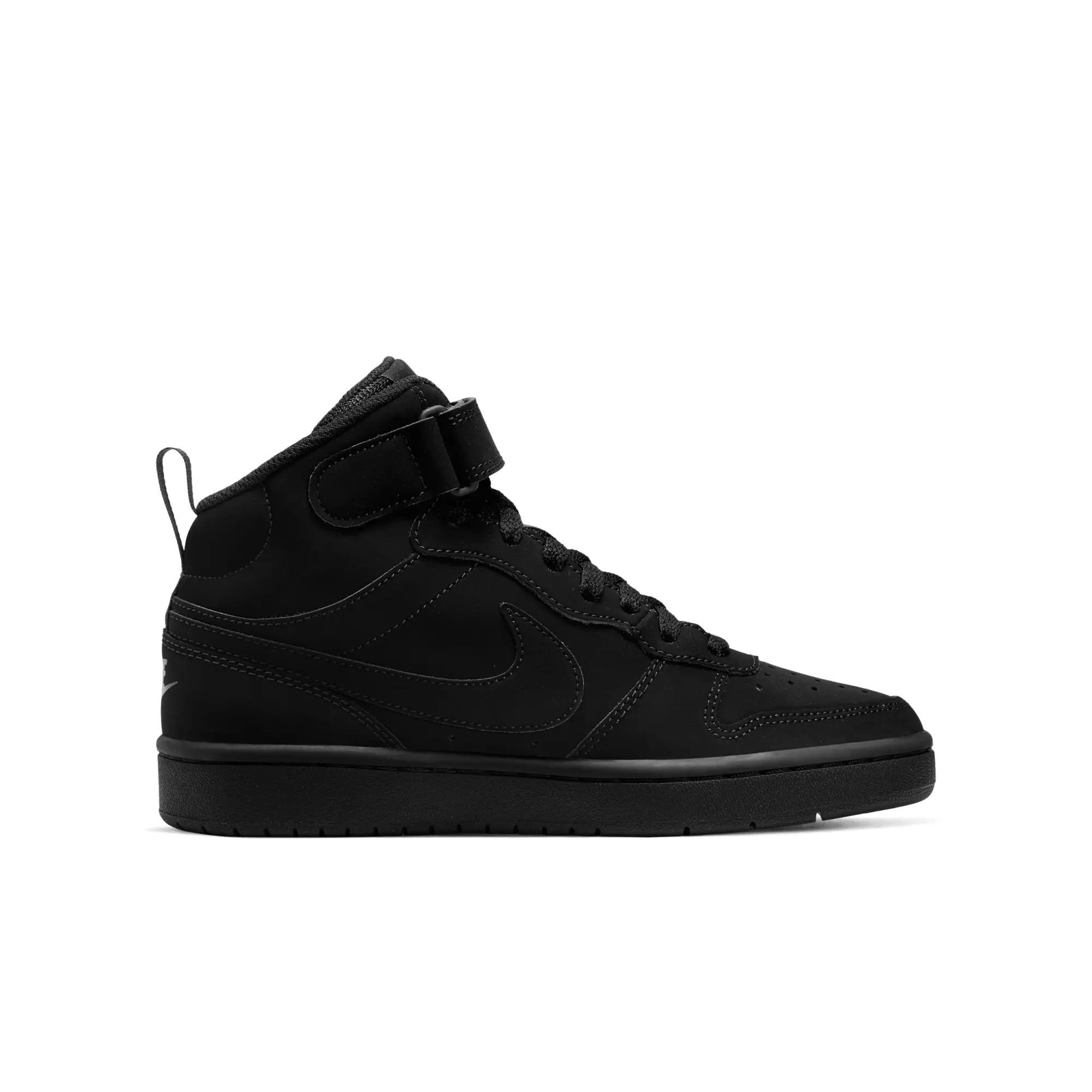 Nike Court Borough Mid 2 Big Kids' Shoes - Black