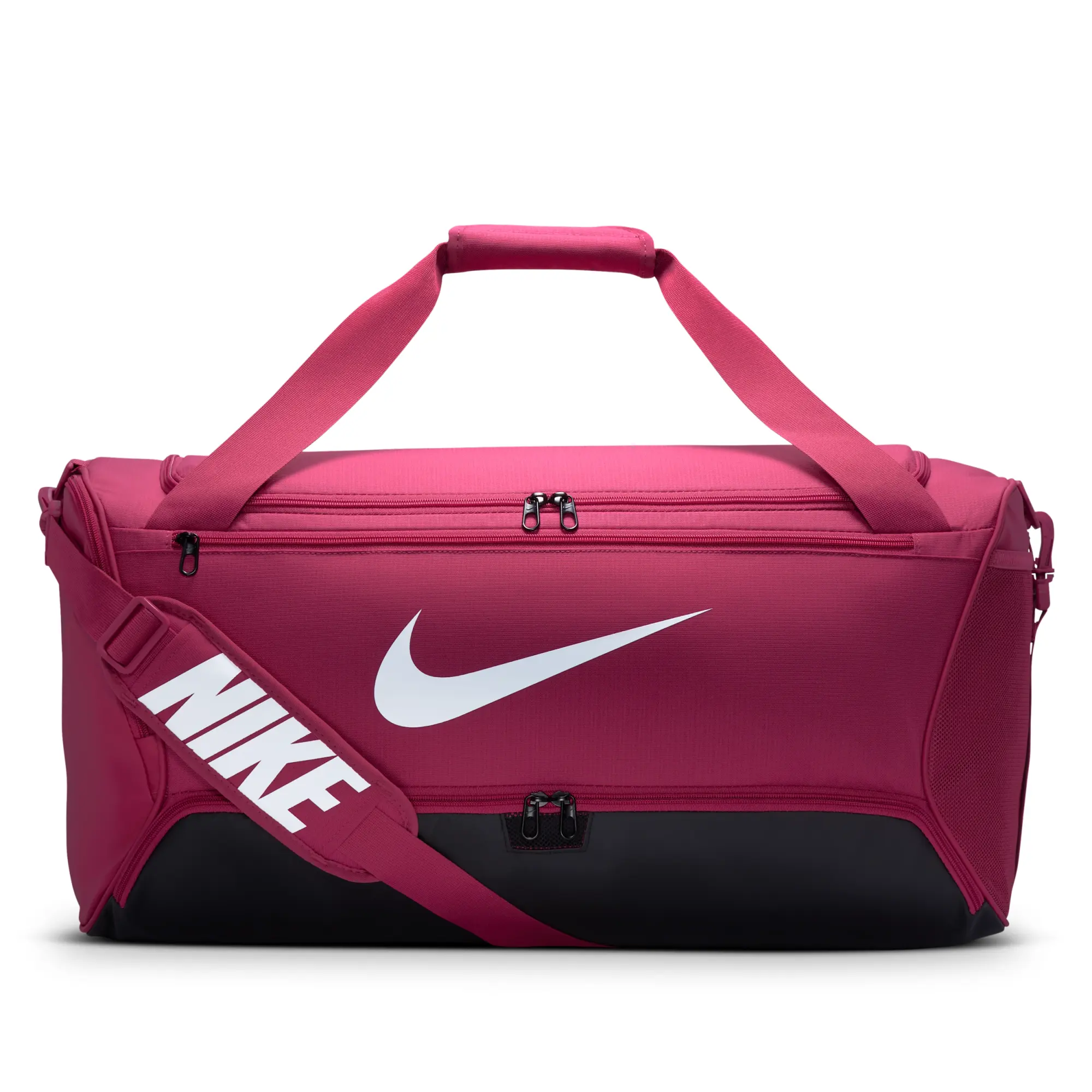 Nike Brasilia 9.5 Training Duffel Bag (Medium, 60L) - Purple - Recycled Polyester Minimum