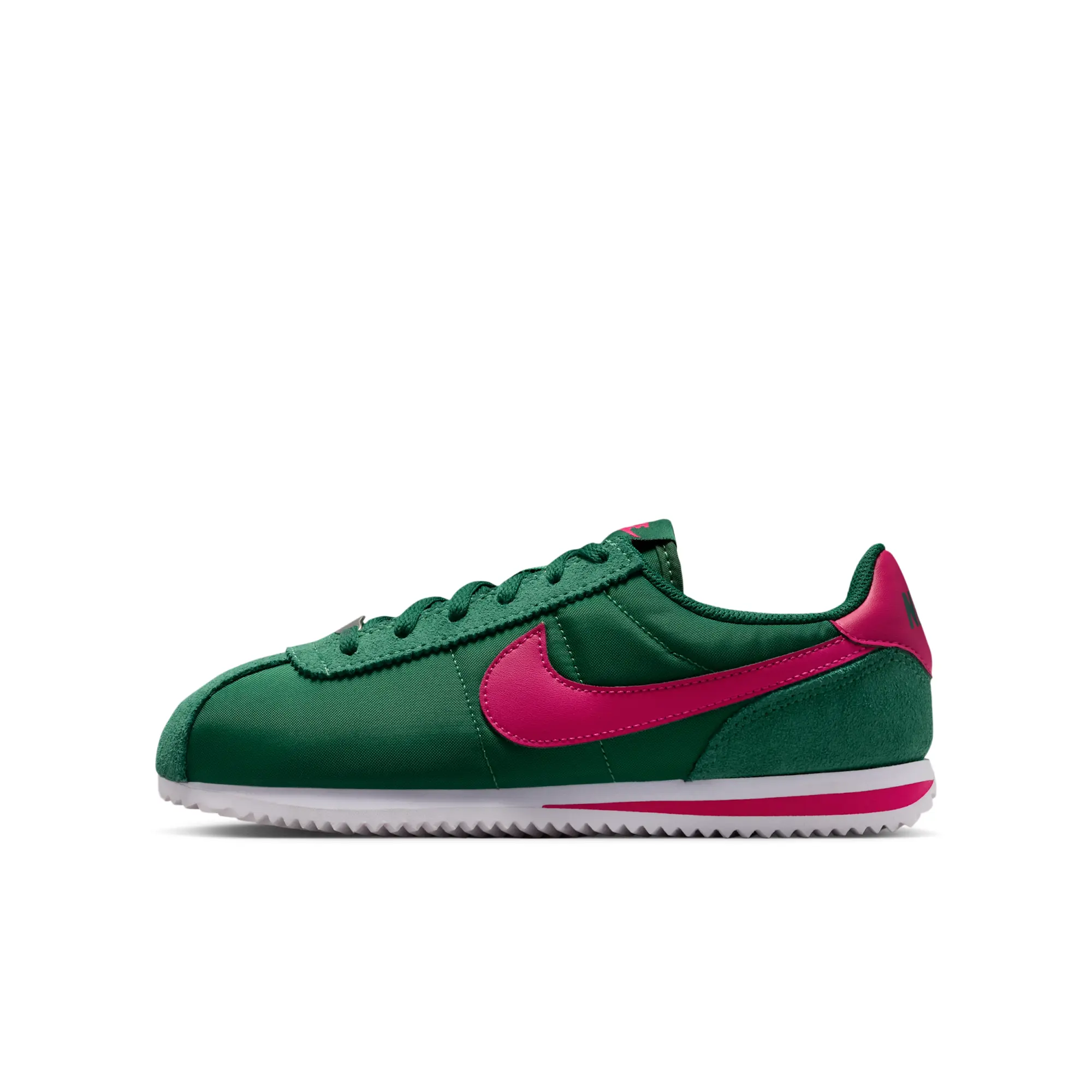 Nike Cortez Textile Older Kids' Shoes - Green