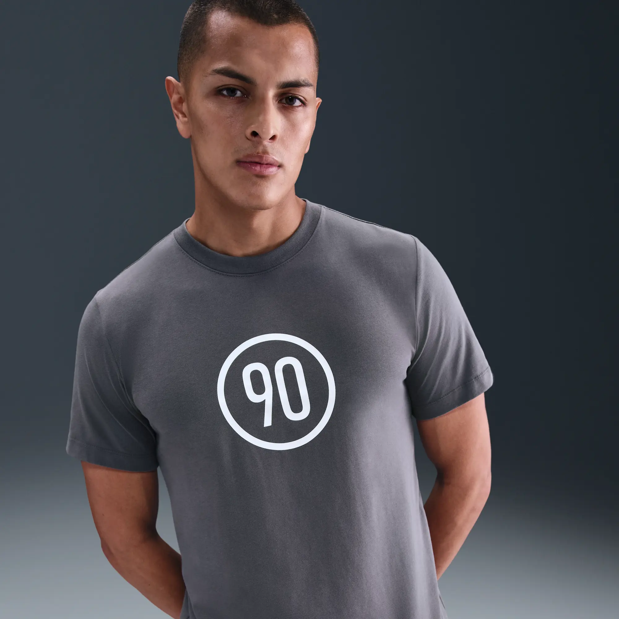 Nike Total 90 Men's Football T-Shirt - Grey