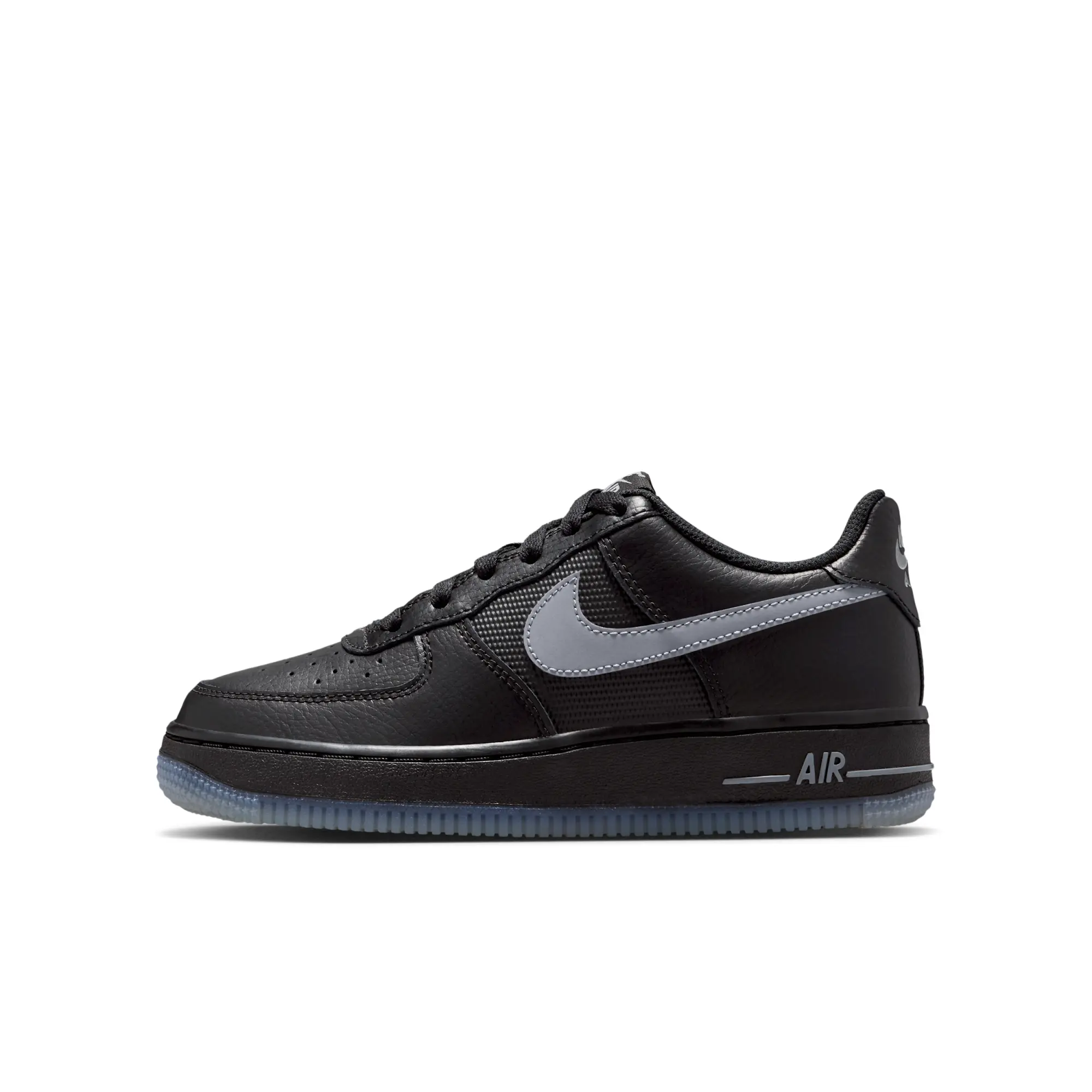 Nike Air Force 1 Older Kids' Shoes - Black