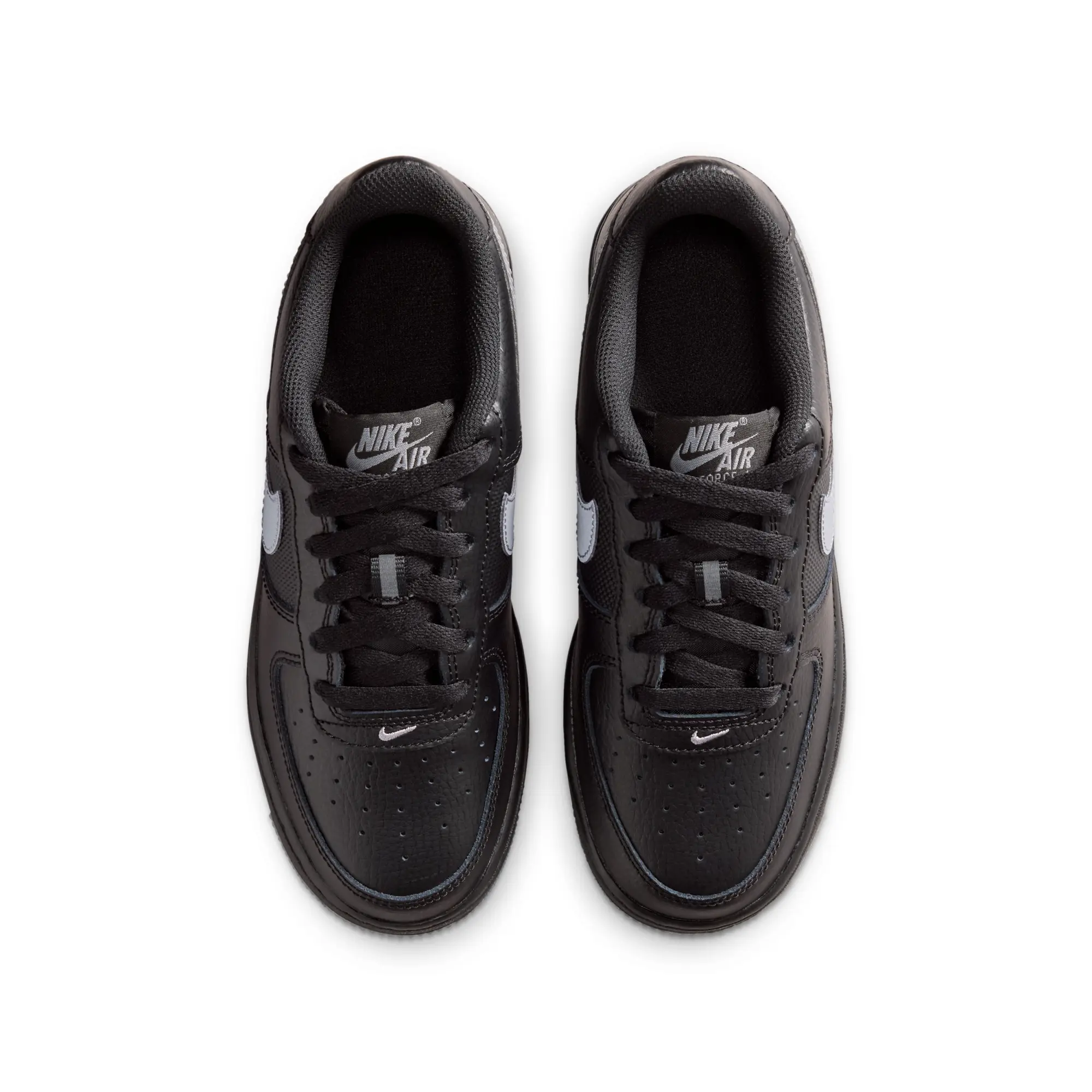 Nike Air Force 1 Older Kids' Shoes - Black