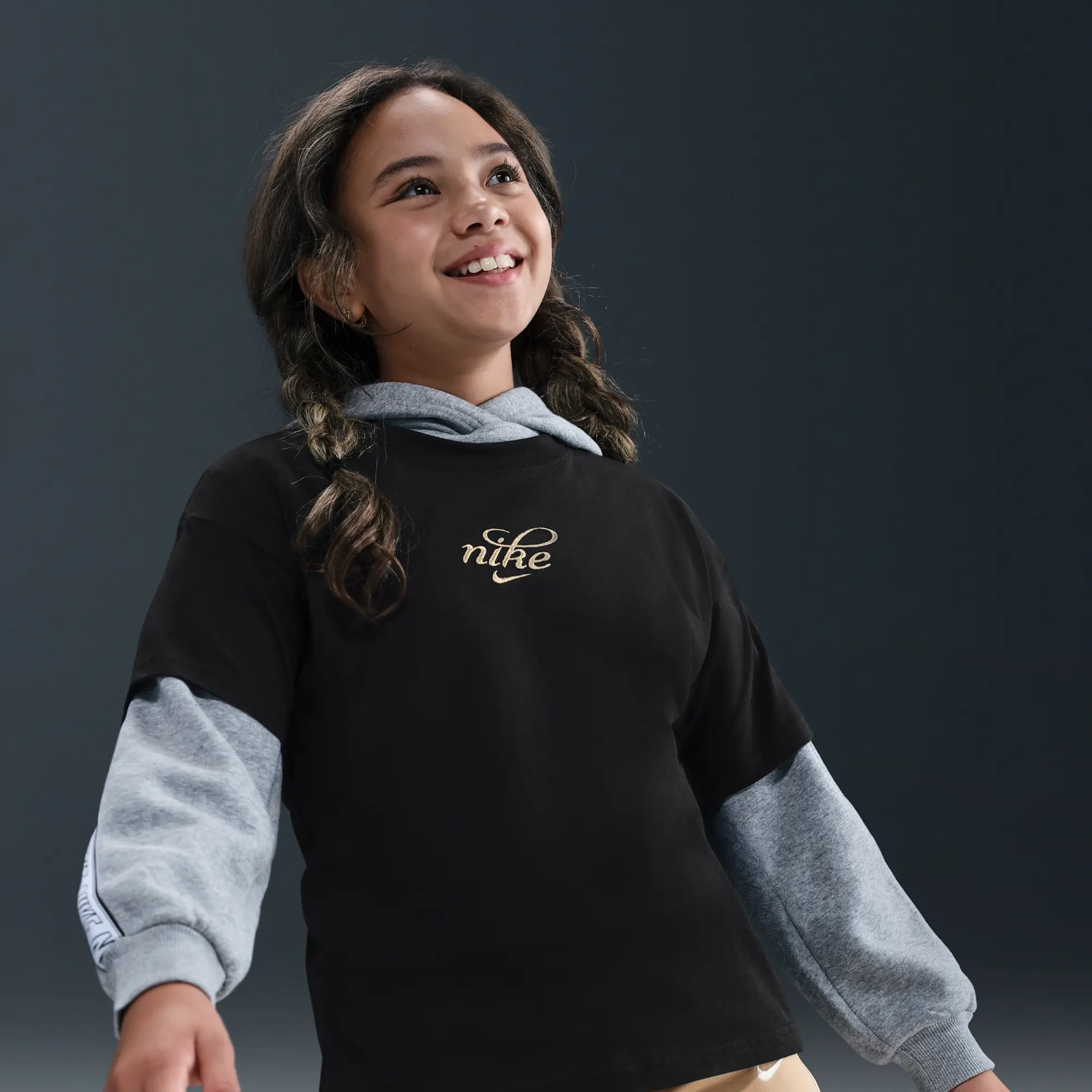 Nike Sportswear Older Kids' (Girls') T-Shirt - Black