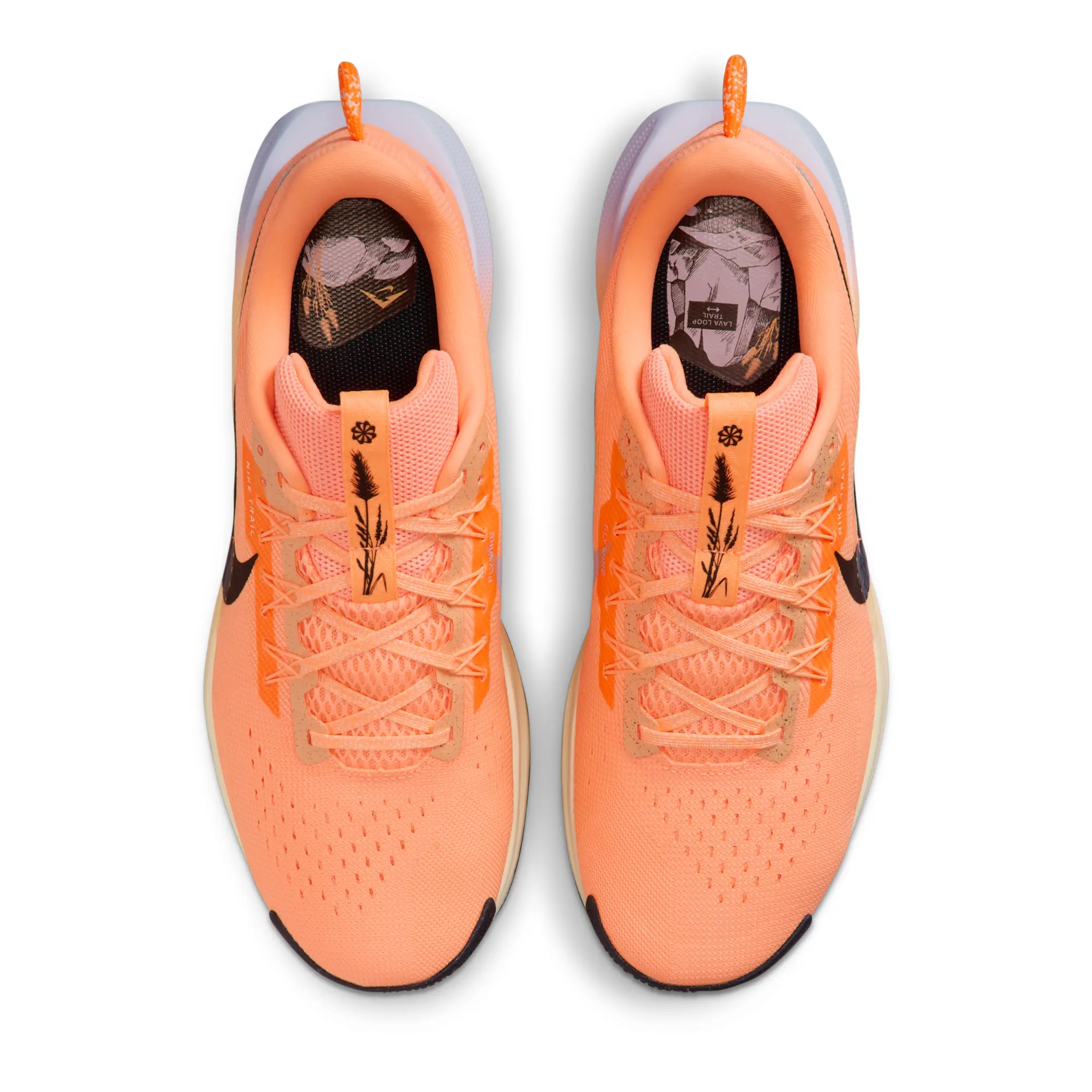 Nike Pegasus Trail 5 Men's Trail-Running Shoes - Orange - Recycled Content Minimum