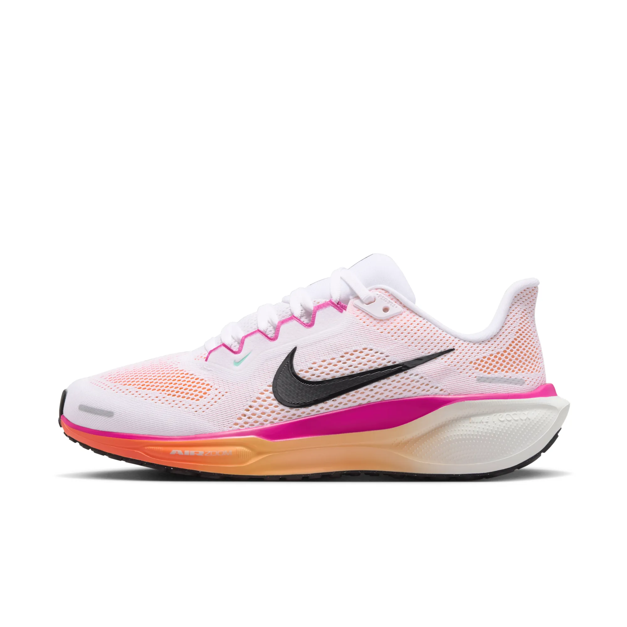 Nike Pegasus 41 Women's Road Running Shoes - White - Recycled Content Minimum