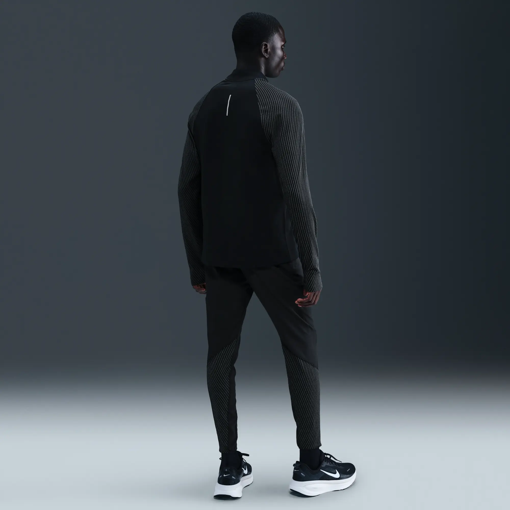 Nike Dri-FIT Running Trousers with Reflective Design Accents - Black - Sustainable Materials
