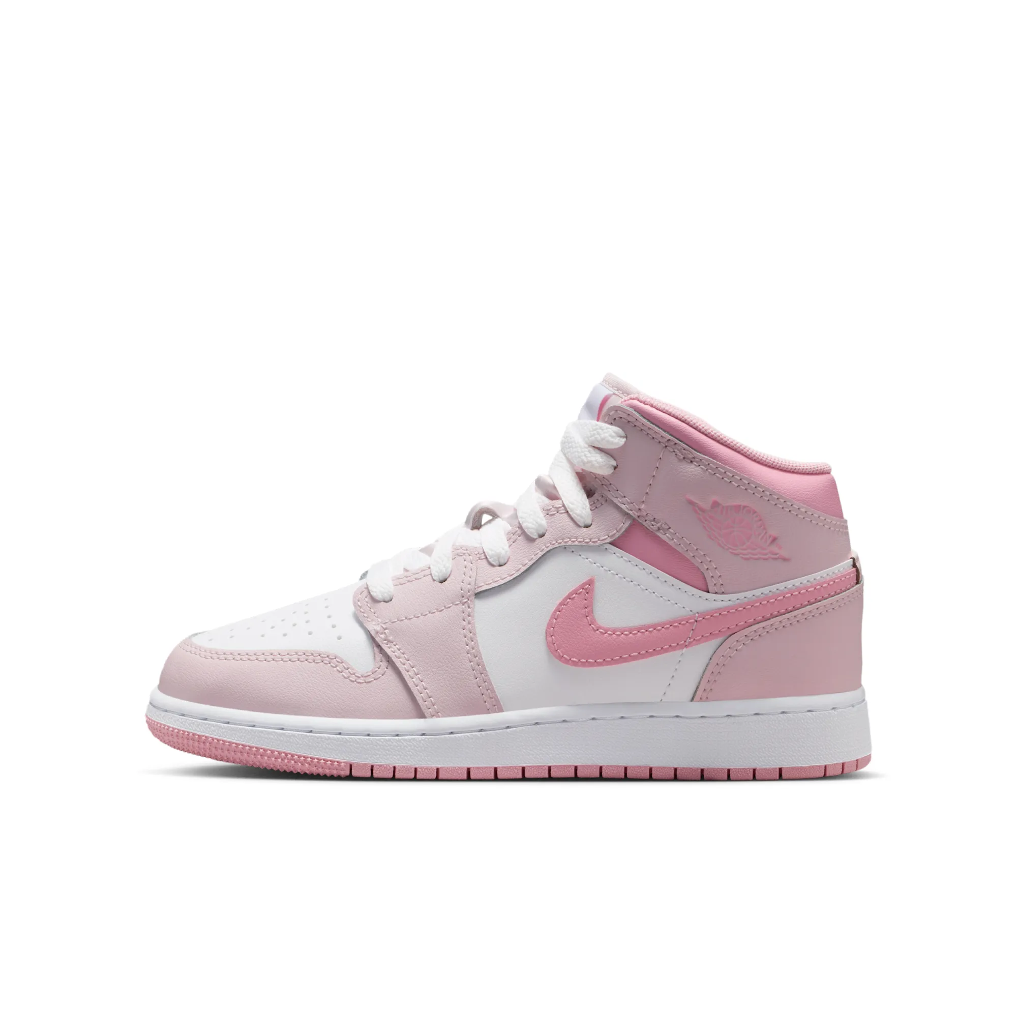 Nike Air Jordan 1 Mid Older Kids' Shoes - Pink