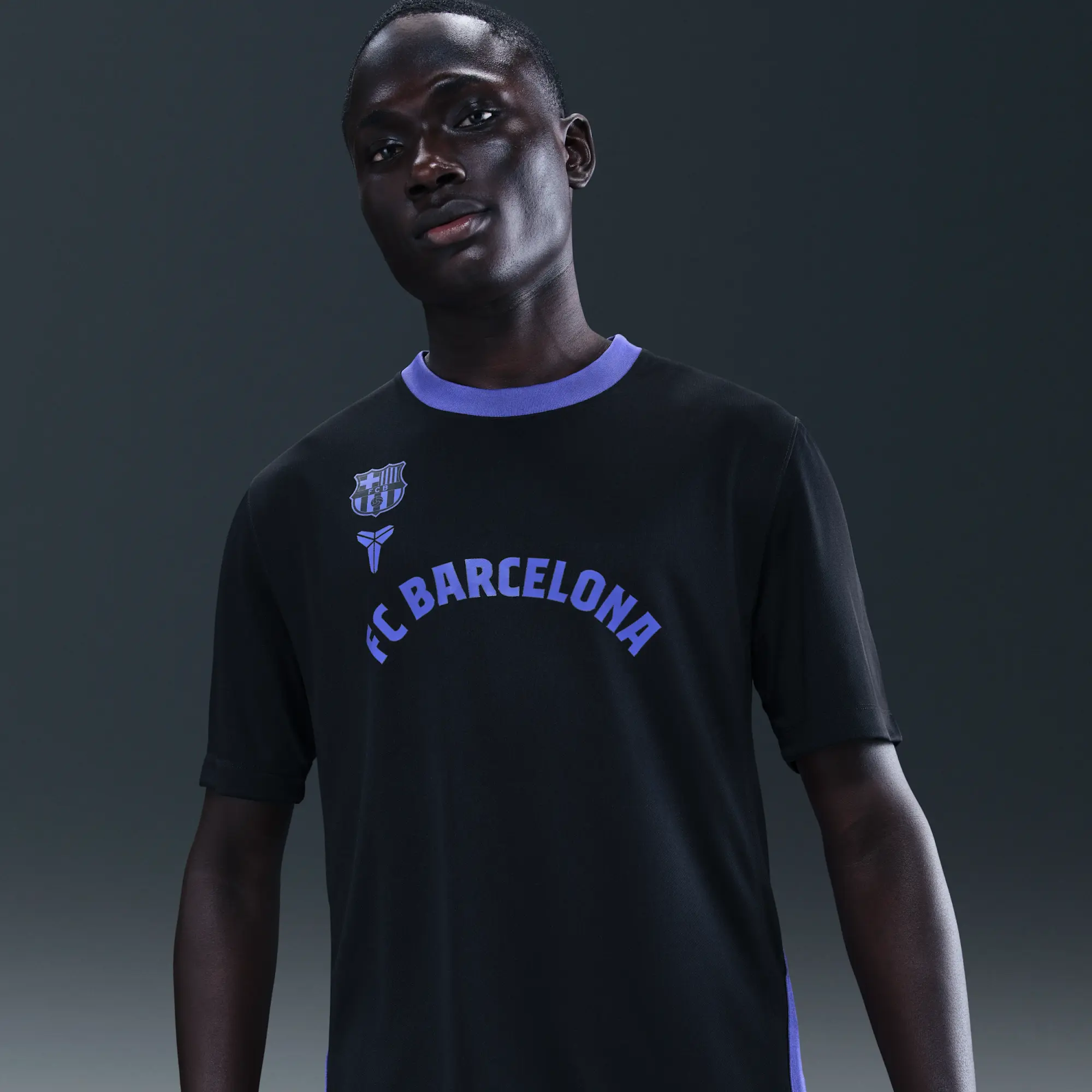 Nike FCB Men's Short-Sleeve Shooting Top - Black
