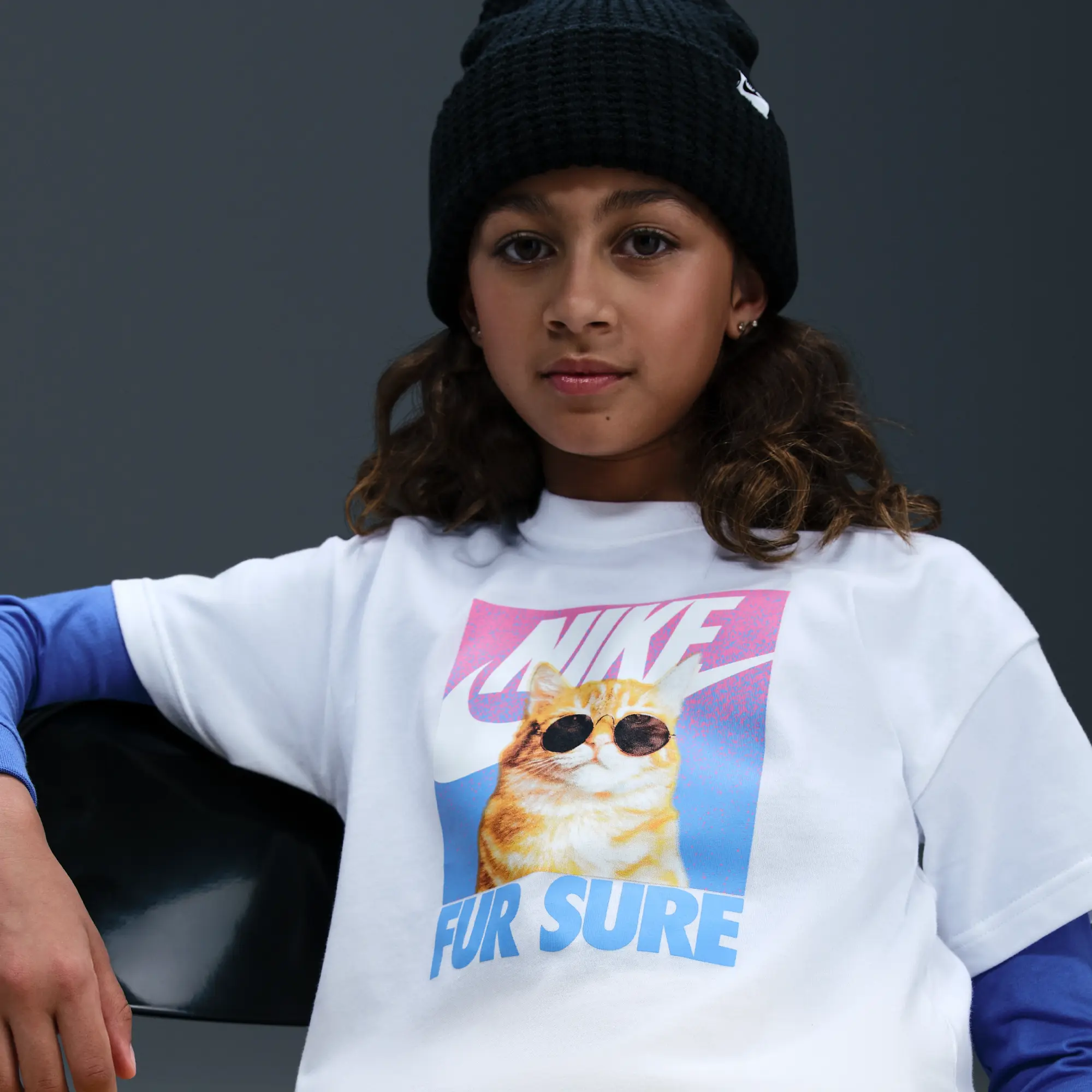 Nike Sportswear Older Kids' (Girls') T-Shirt - White