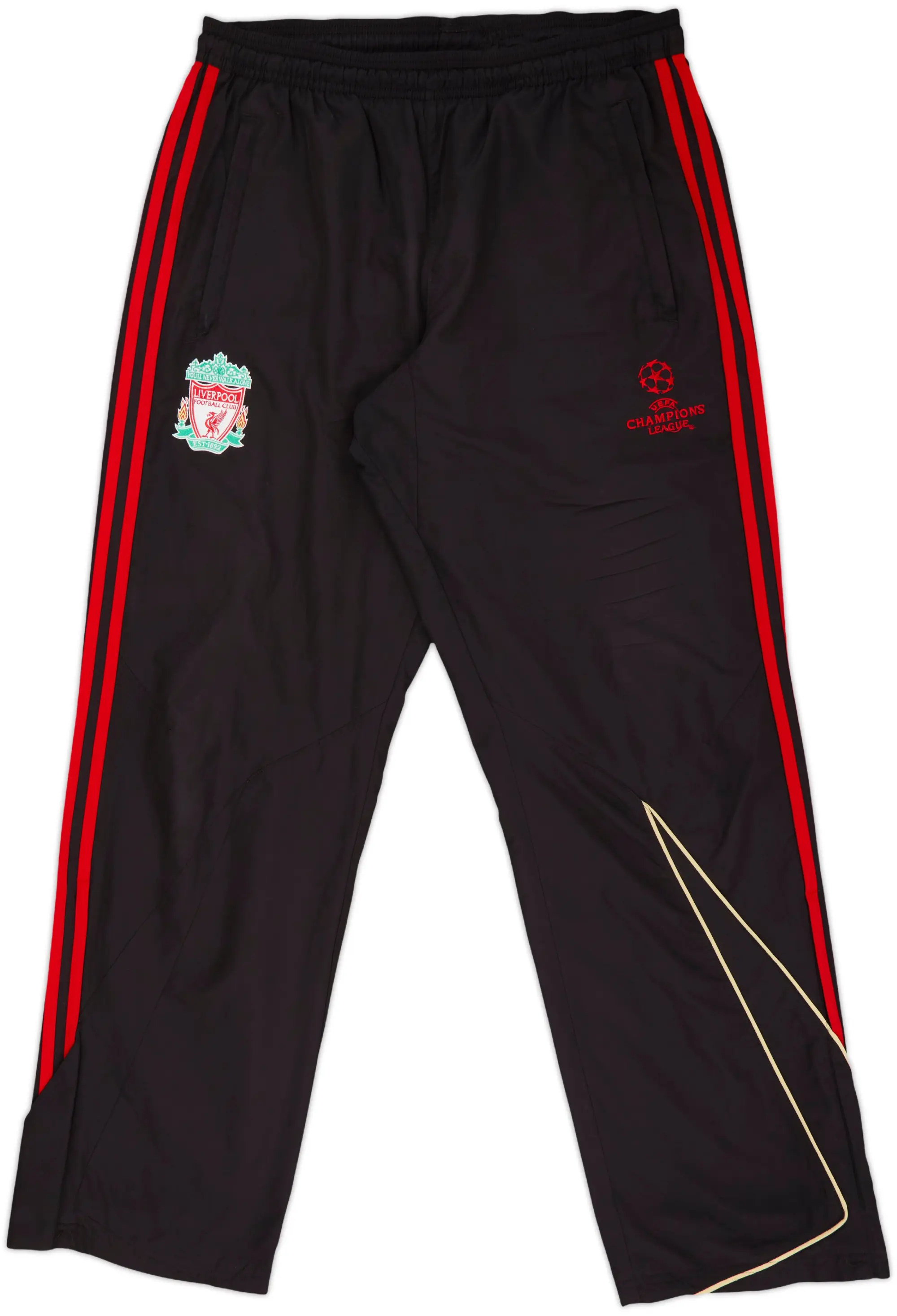 2009-10 Liverpool CL adidas Track Pants/Bottoms - 9/10 - (M)