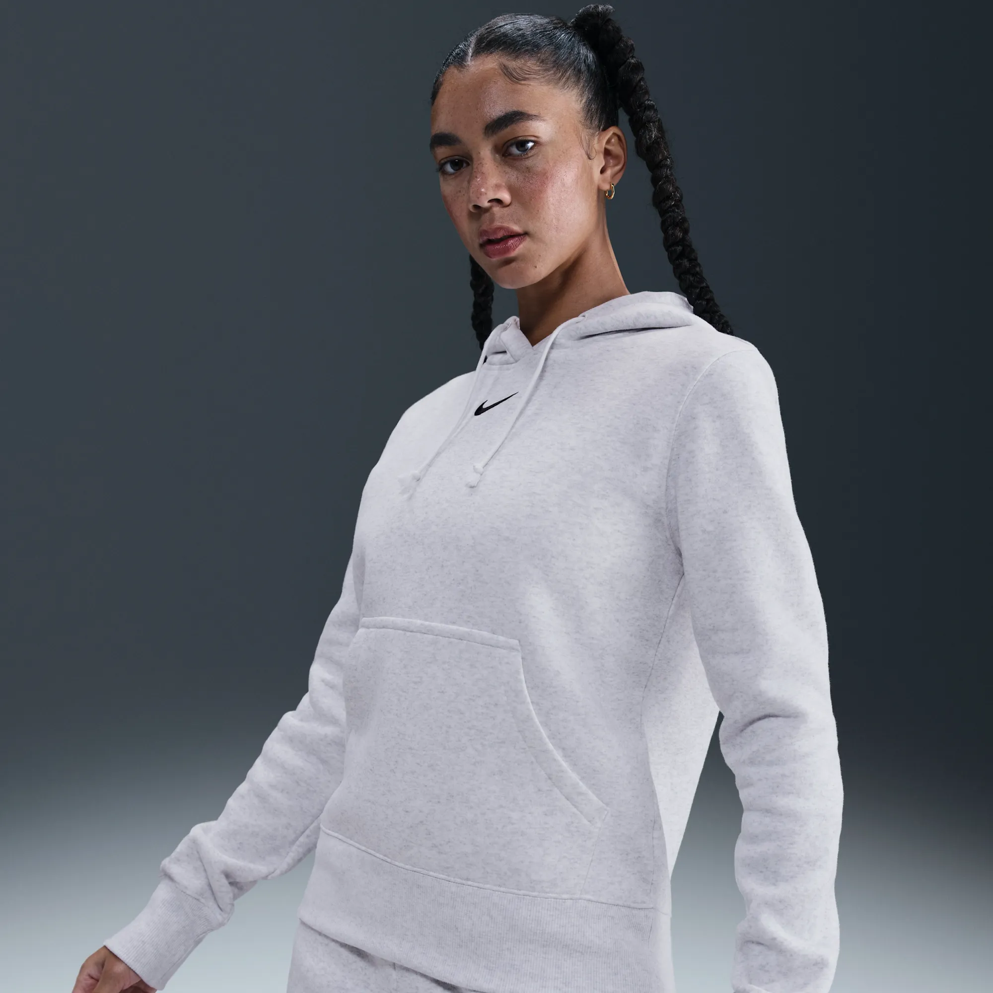 Nike Sportswear Phoenix Fleece Women's Pullover Hoodie - Brown - Fleece > Phoenix Fleece