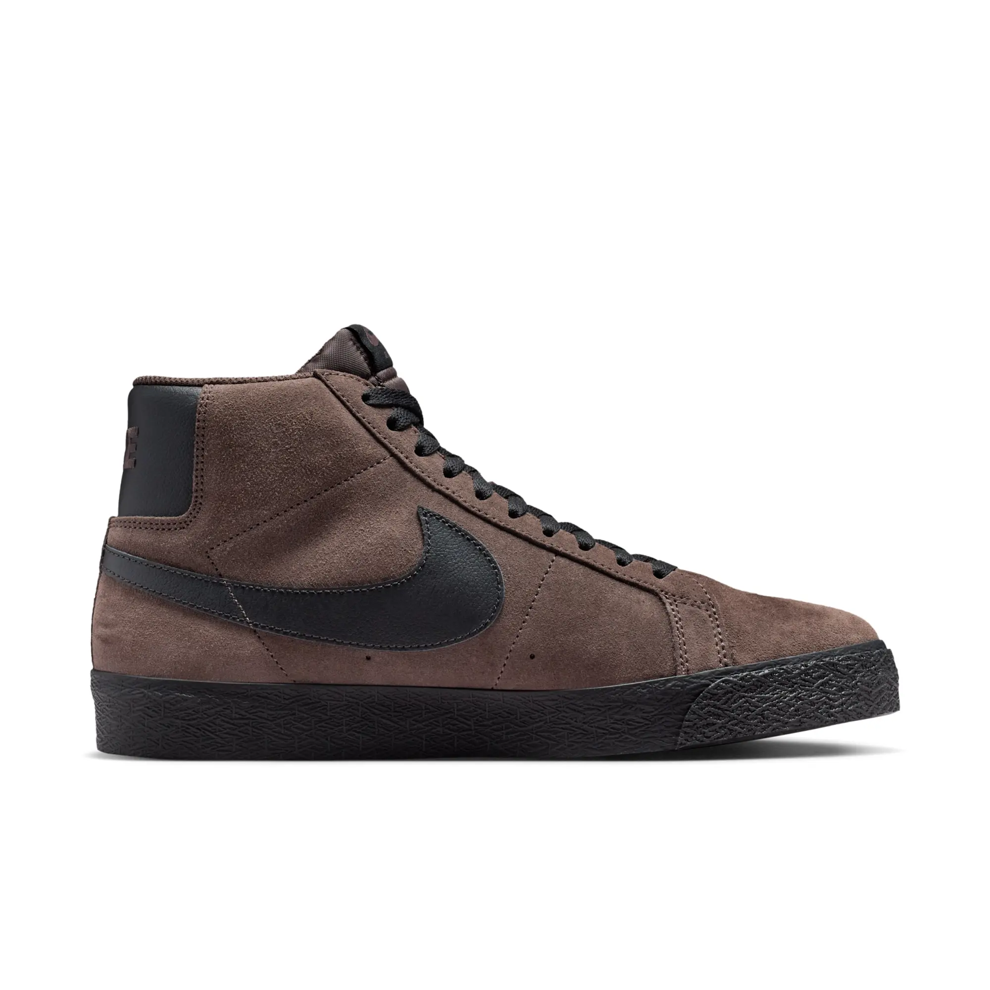 Nike SB Zoom Blazer Mid Skate Shoes - Brown