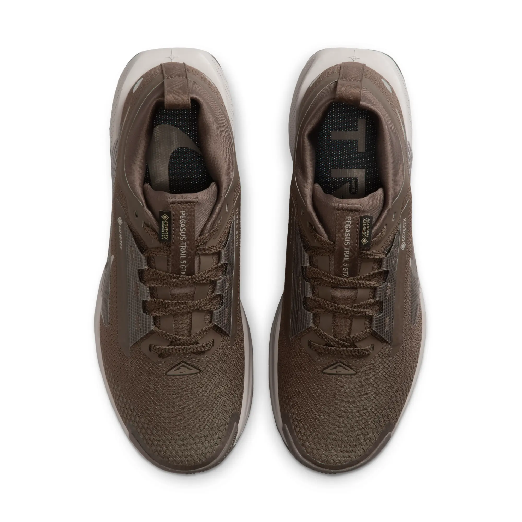 Nike Pegasus Trail 5 GORE-TEX Waterproof Trail-Running Shoes - Brown - Recycled Content Minimum