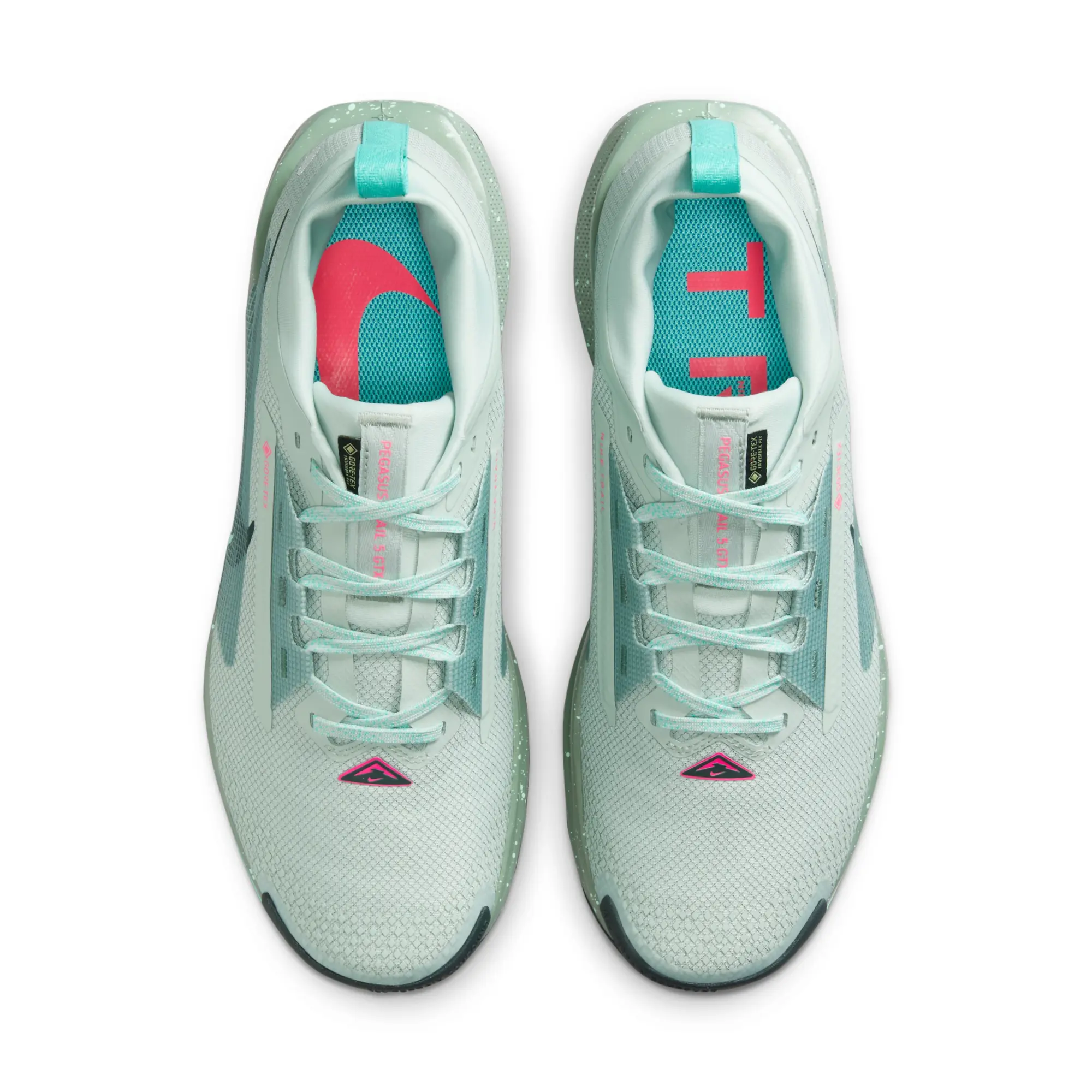 Nike Pegasus Trail 5 GORE-TEX Waterproof Trail-Running Shoes - Grey - Recycled Content Minimum
