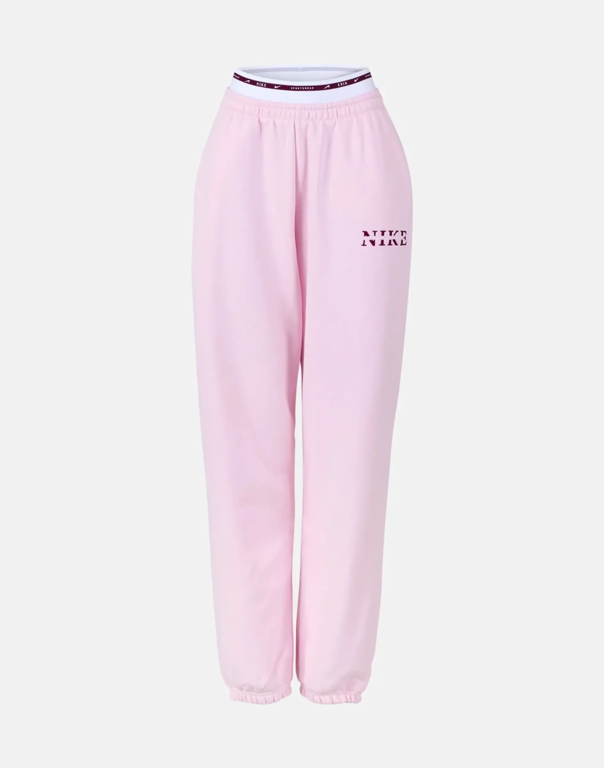 Women's Nike Phoenix Fleece Pants in Pink 