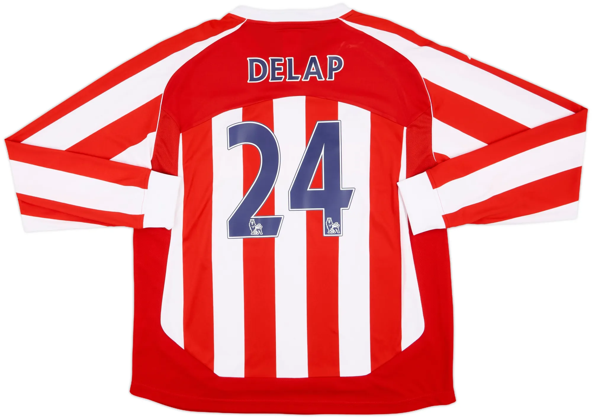 LeCoqSportif Stoke City Mens LS Home Shirt 2009/10