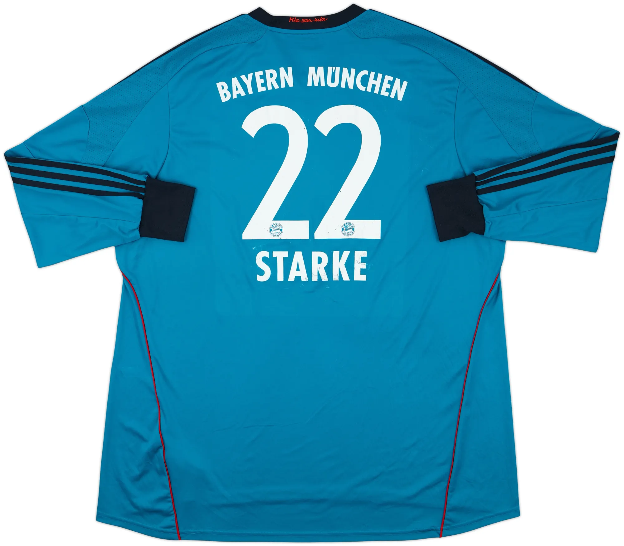 adidas Bayern Munich Mens LS Goalkeeper Home Shirt 2011/13