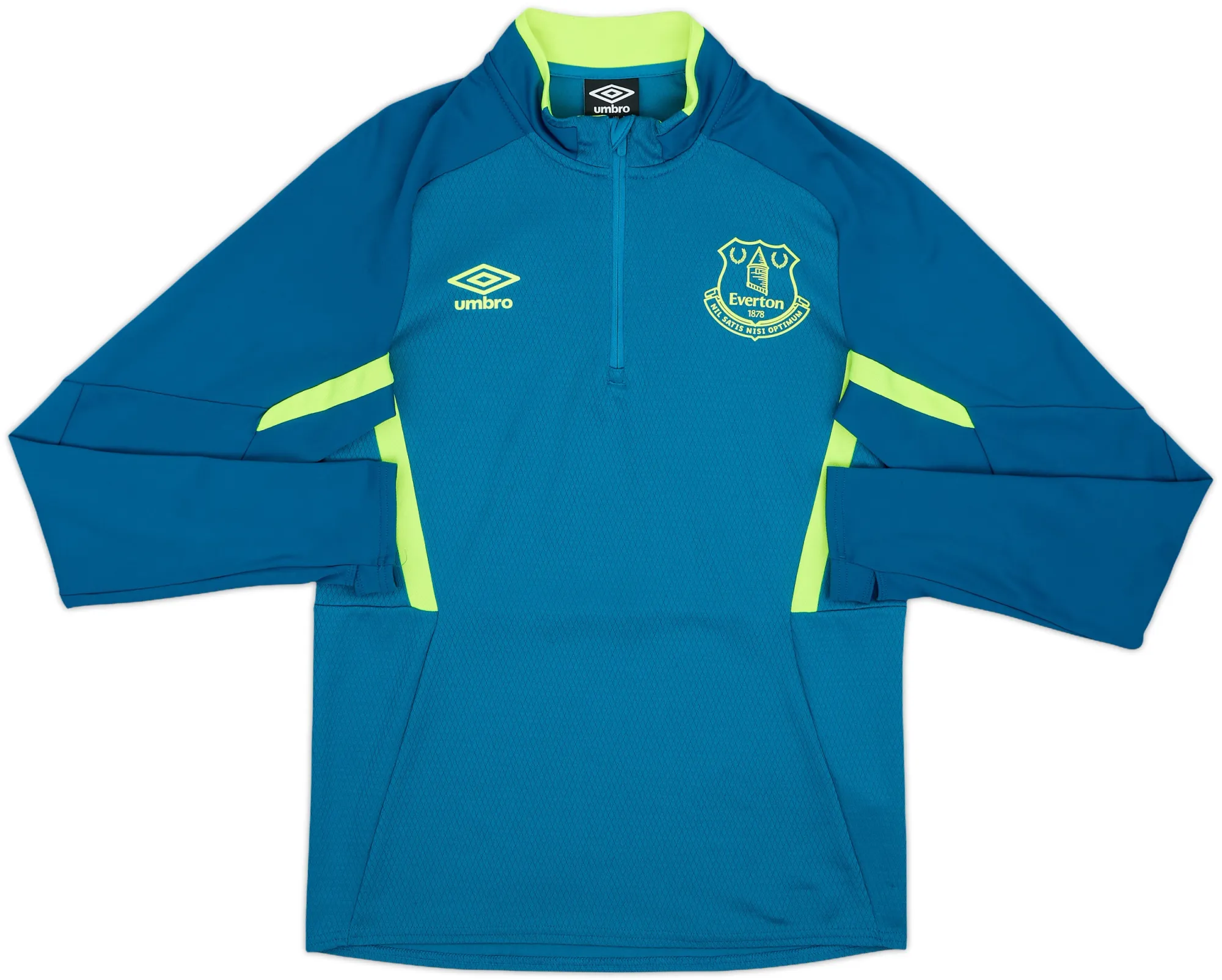 2019-20 Everton Umbro 1/4 Zip Drill Top - 9/10 - (S)