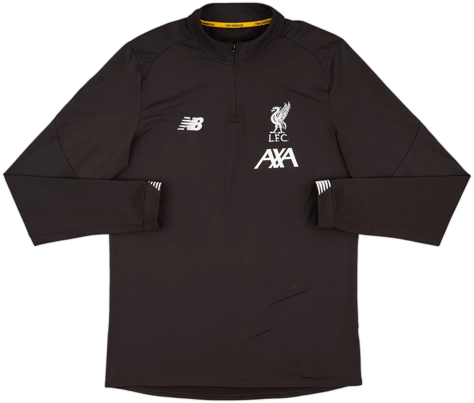 2019-20 Liverpool New Balance 1/4 Zip Drill Top - 8/10 - (L)