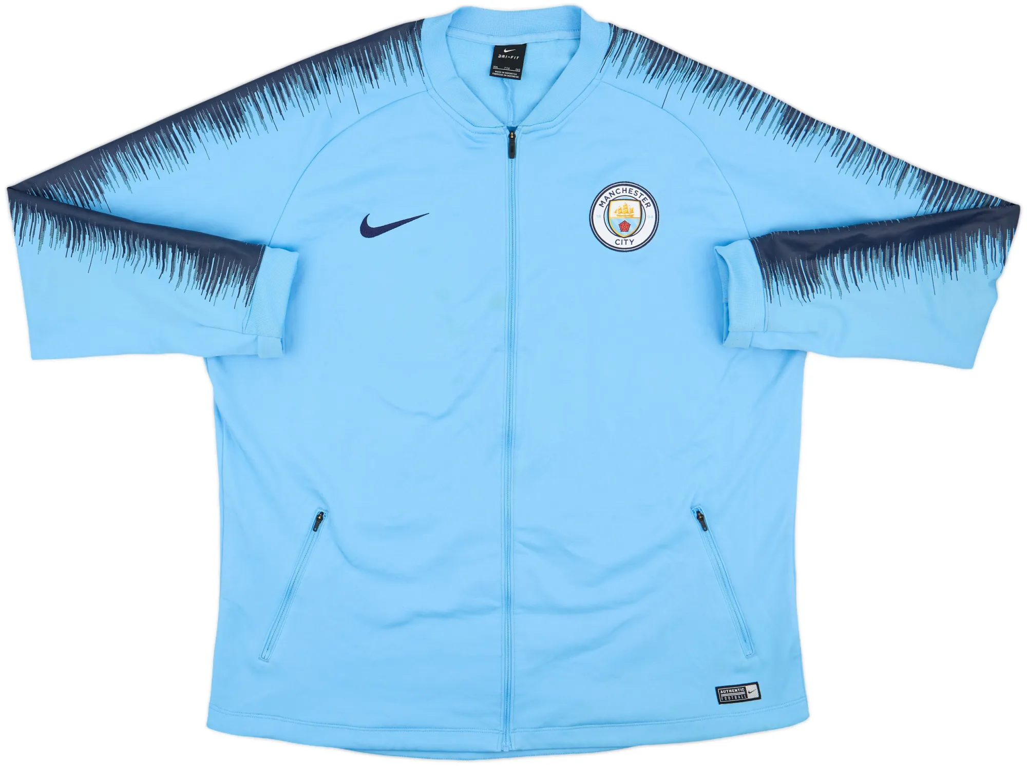 2018-19 Manchester City Nike Track Jacket - 5/10 - (XXL)