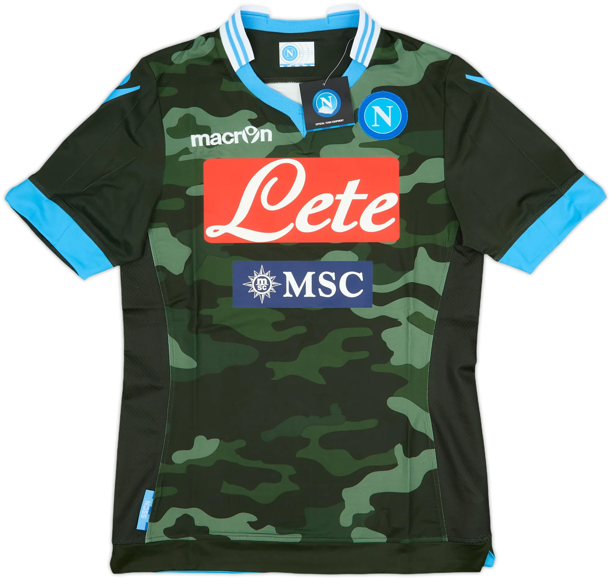Macron Napoli Mens SS Away Shirt 2013/14