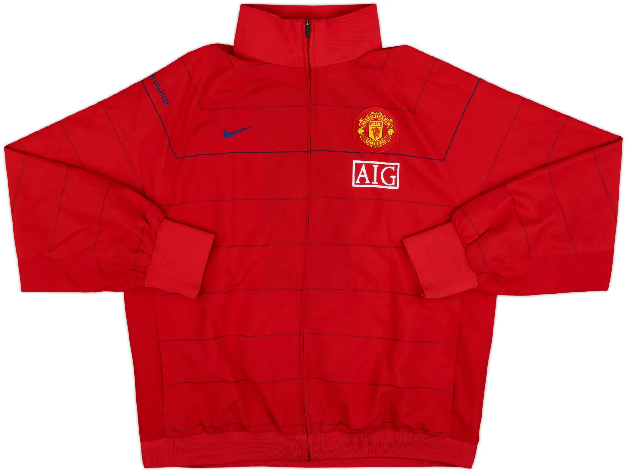 2008-09 Manchester United Nike Track Jacket - 8/10 - (XL)