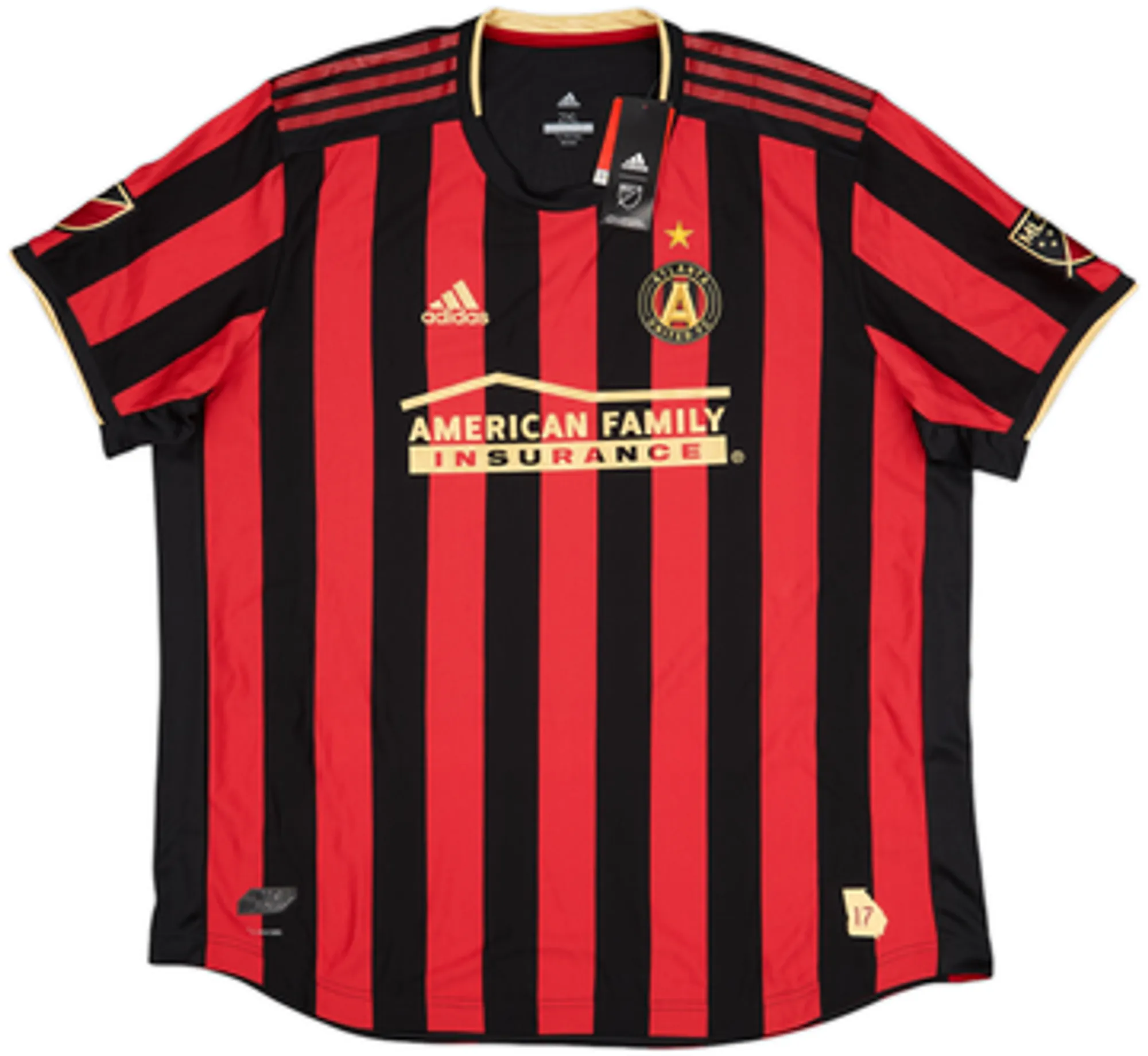 adidas Atlanta United FC Mens SS Player Issue Home Shirt 2019