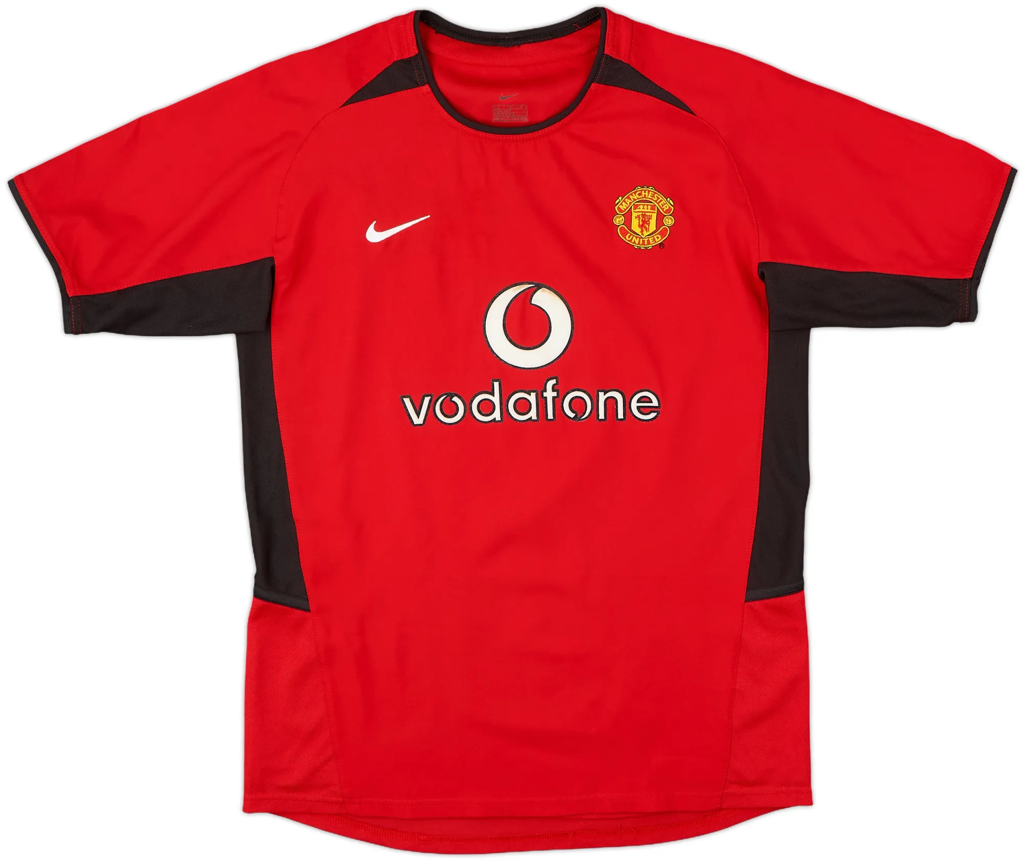 Nike Manchester United Boys SS Home Shirt 2002/04