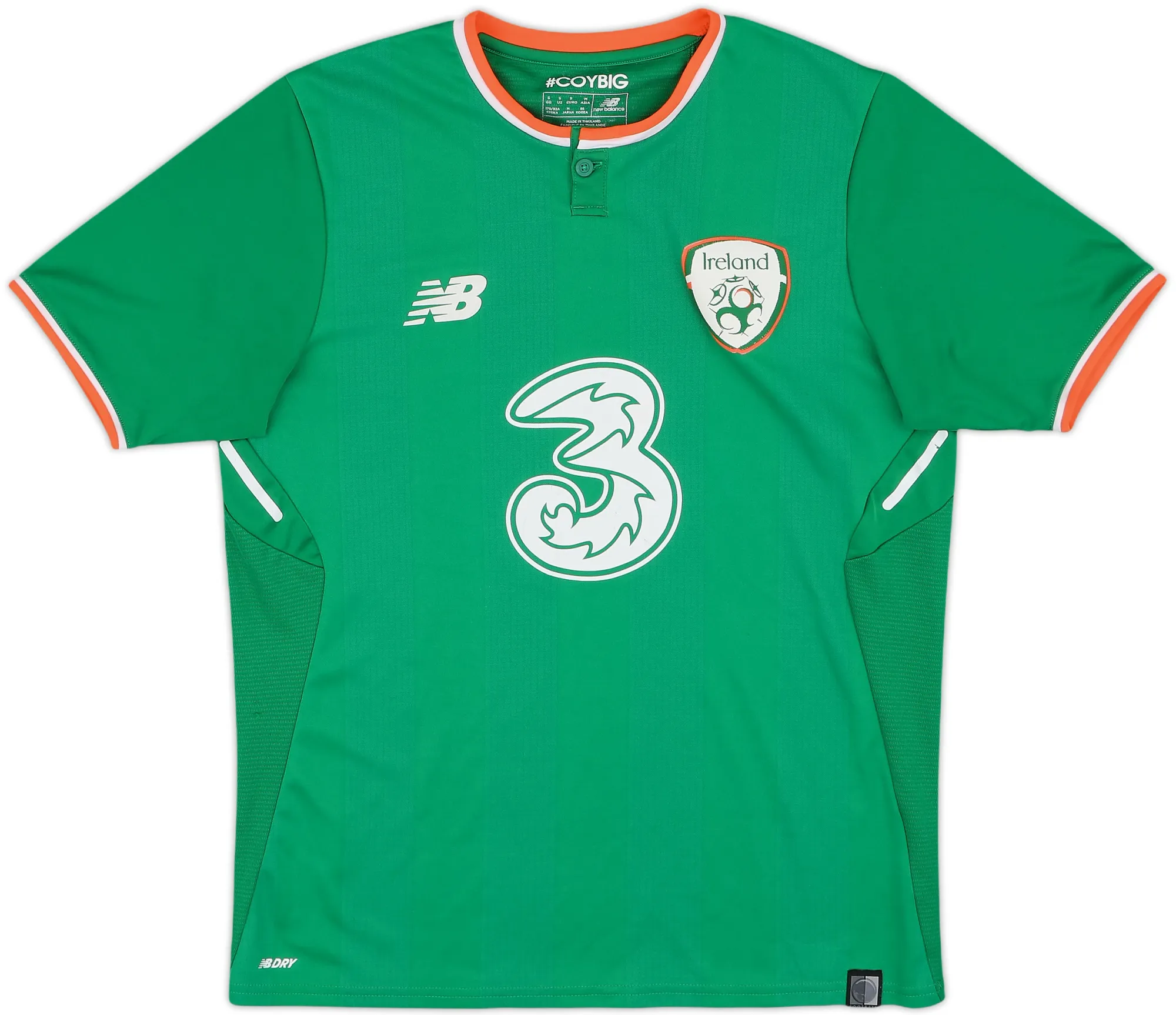 NewBalance Republic of Ireland Mens SS Home Shirt 2017