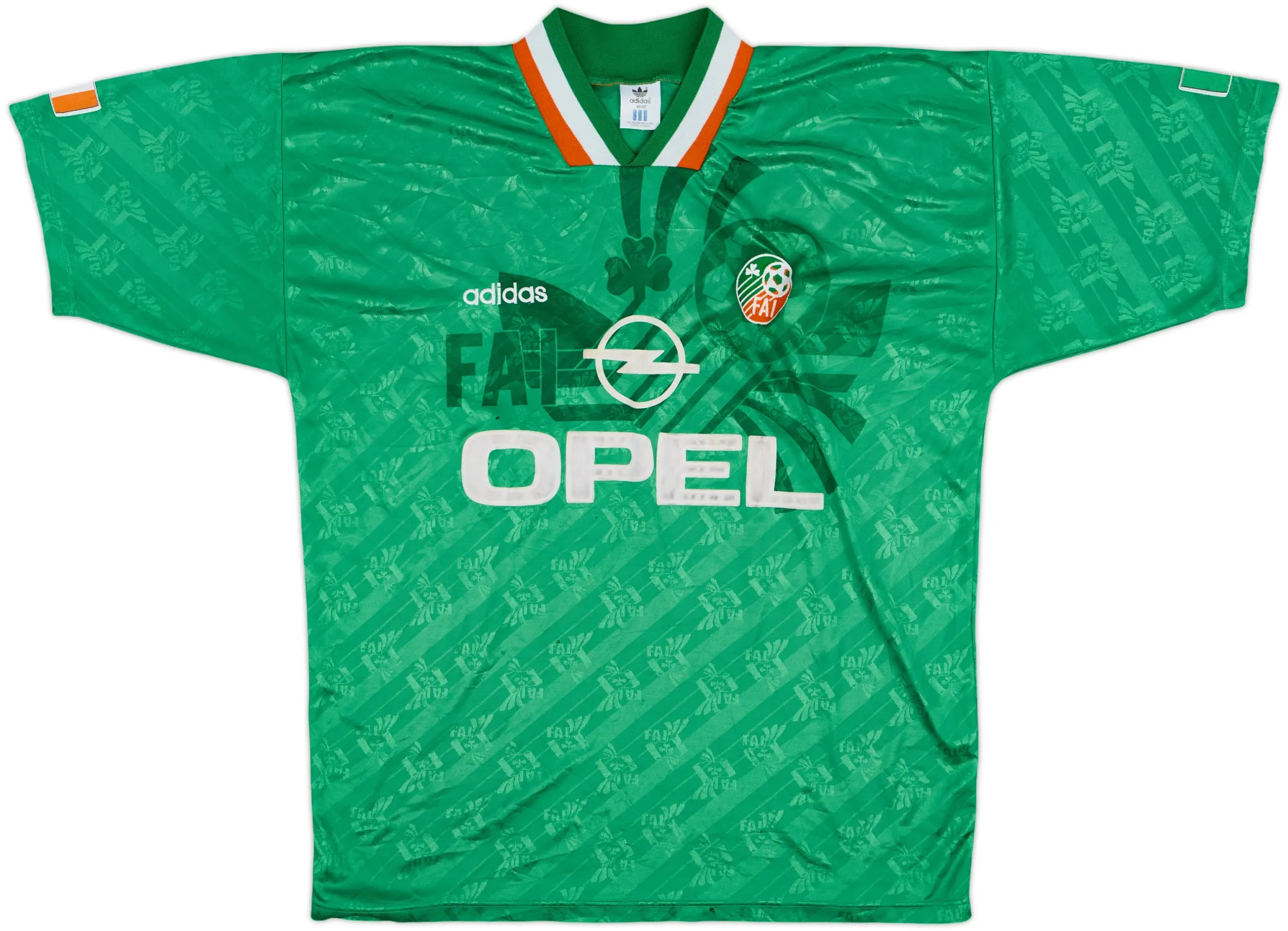 adidas Republic of Ireland Mens SS Home Shirt 1994
