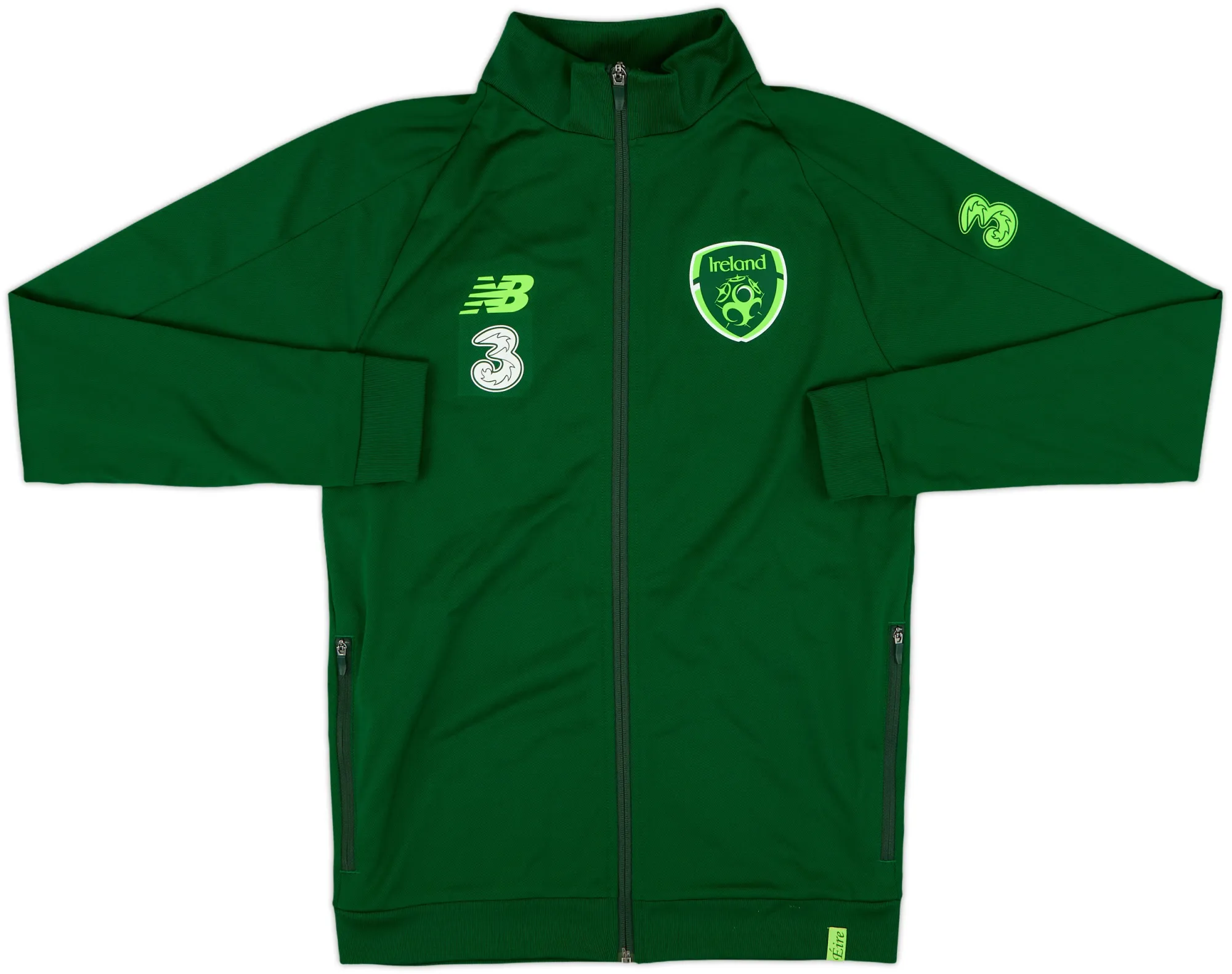 2018-19 Ireland New Balance 1/4 Zip Drill Top - 8/10 - (S)