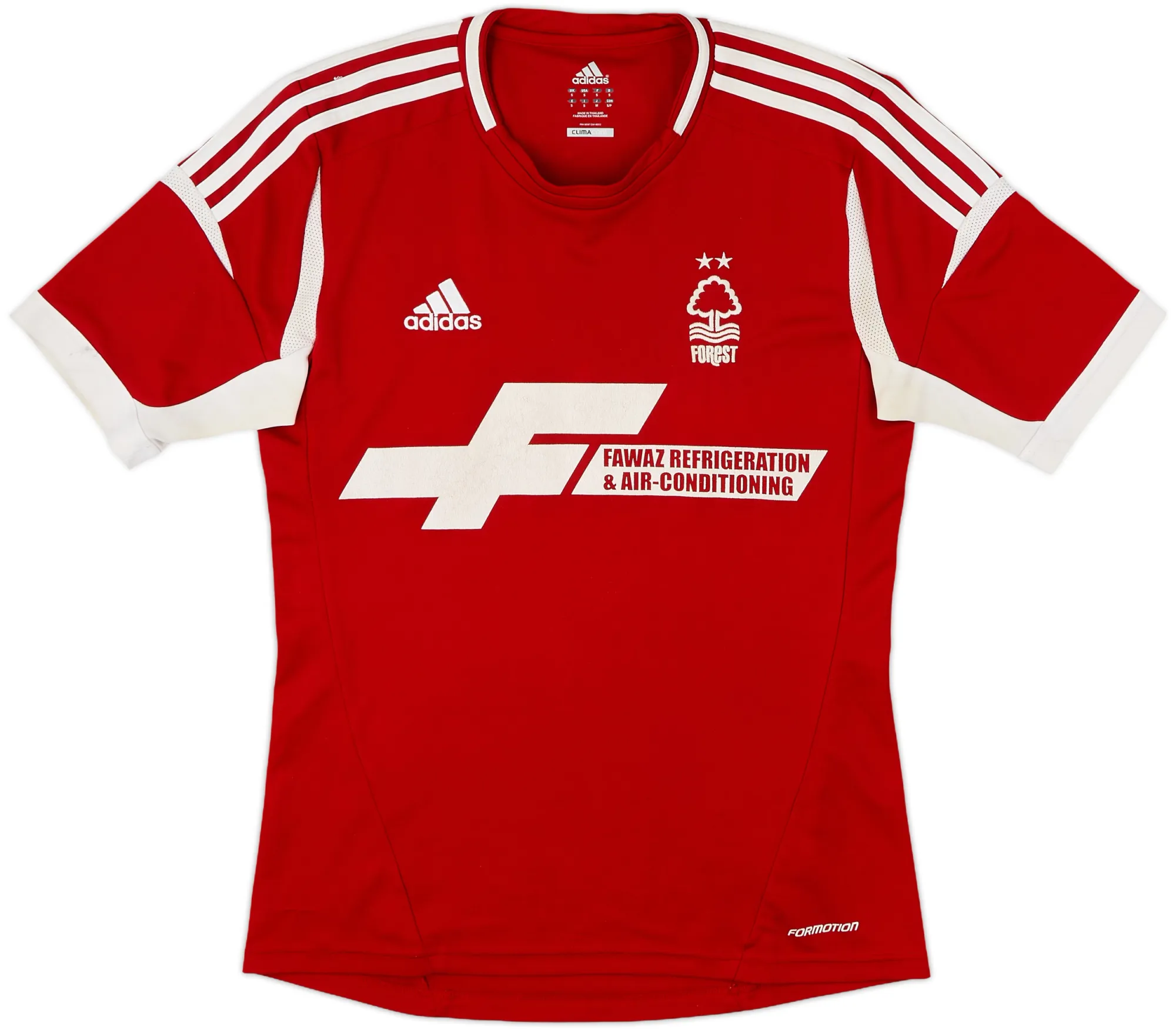 adidas Nottingham Forest Mens SS Home Shirt 2013/14