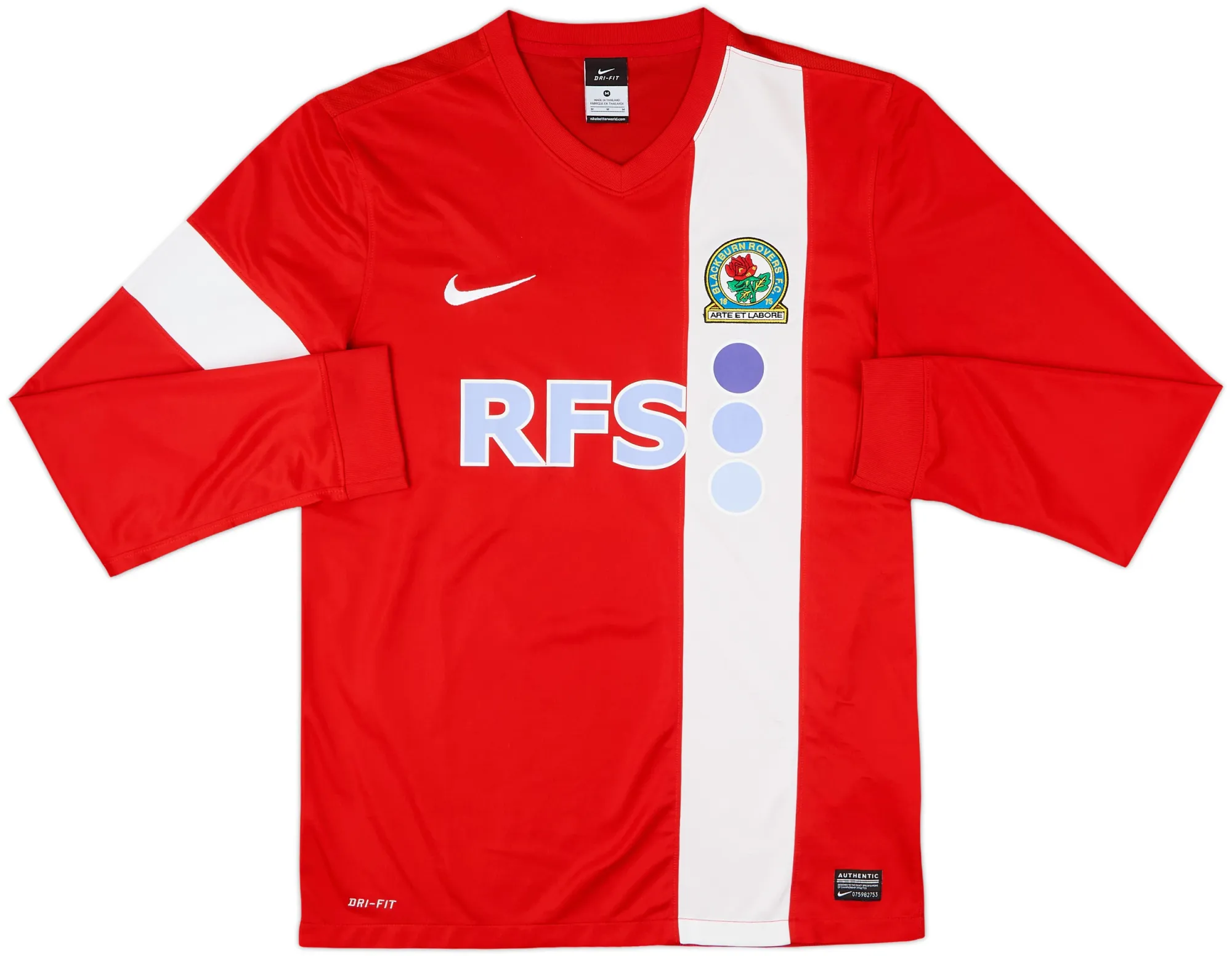 Nike Blackburn Rovers Mens LS Away Shirt 2013/14
