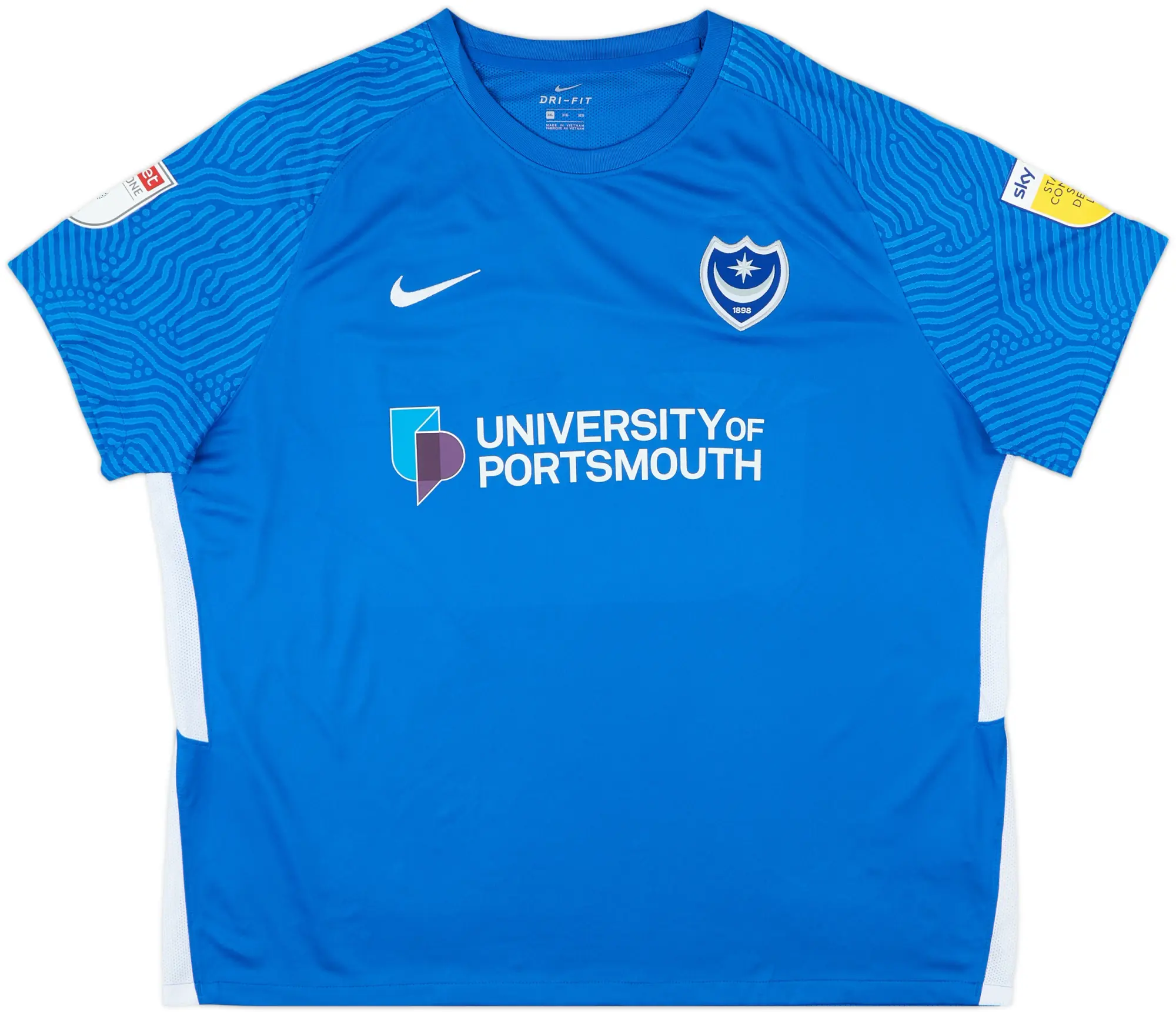2021-22 Portsmouth Home Shirt - 10/10 - (3XL)
