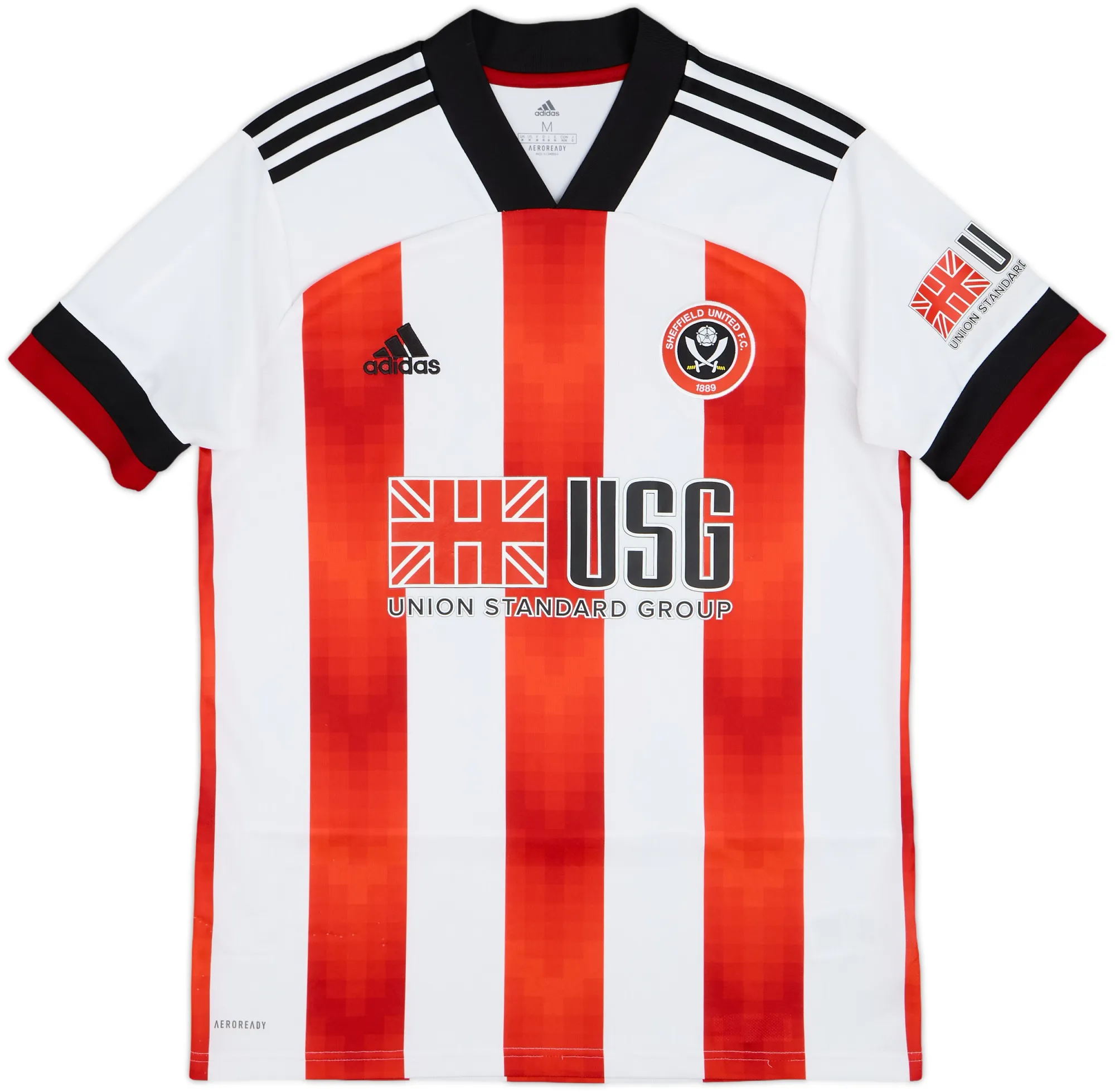 adidas Sheffield United Mens SS Home Shirt 2020/21
