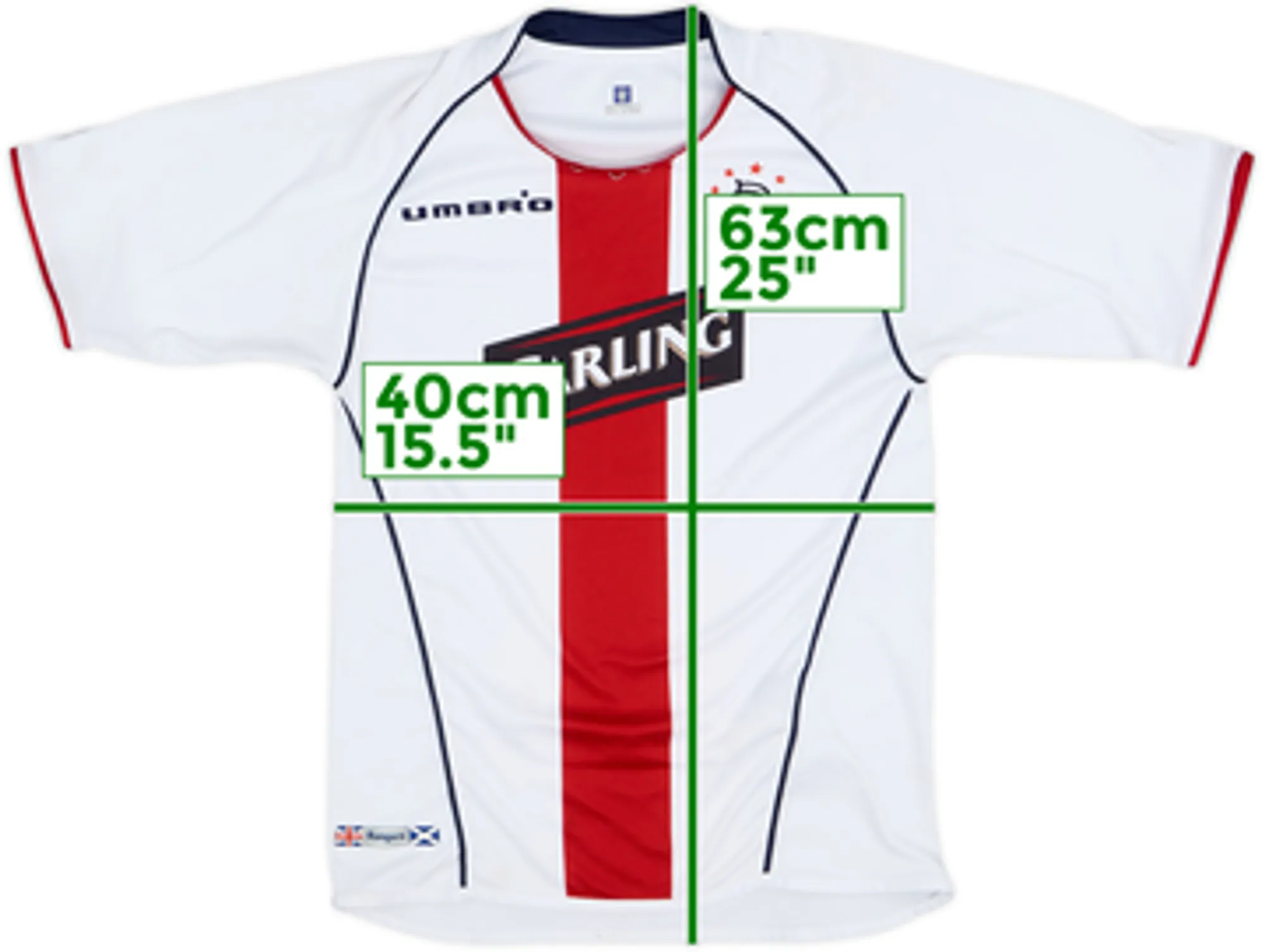 Umbro Rangers Boys SS Away Shirt 2005/06