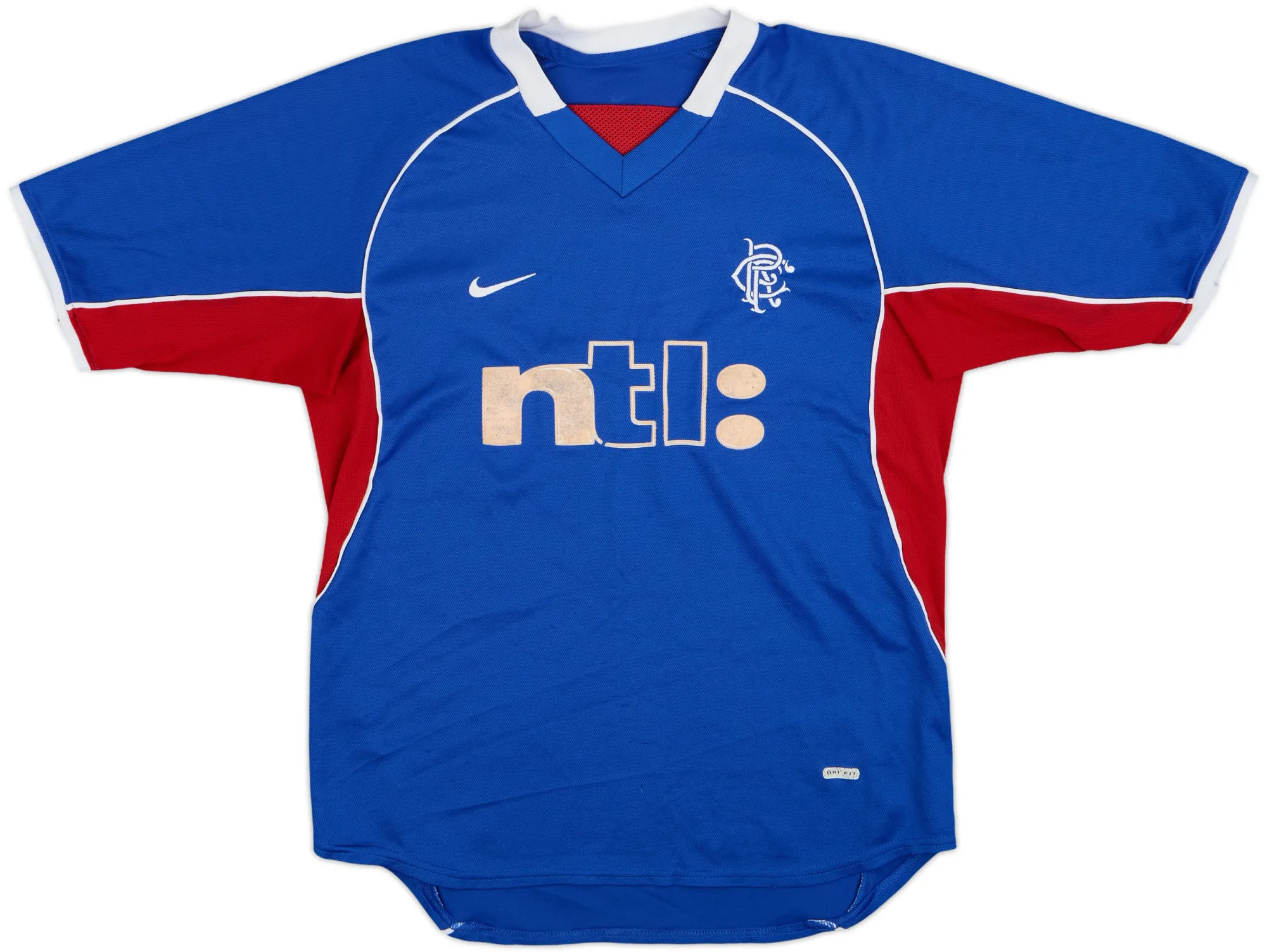 Nike Rangers Mens SS Home Shirt 2001/02