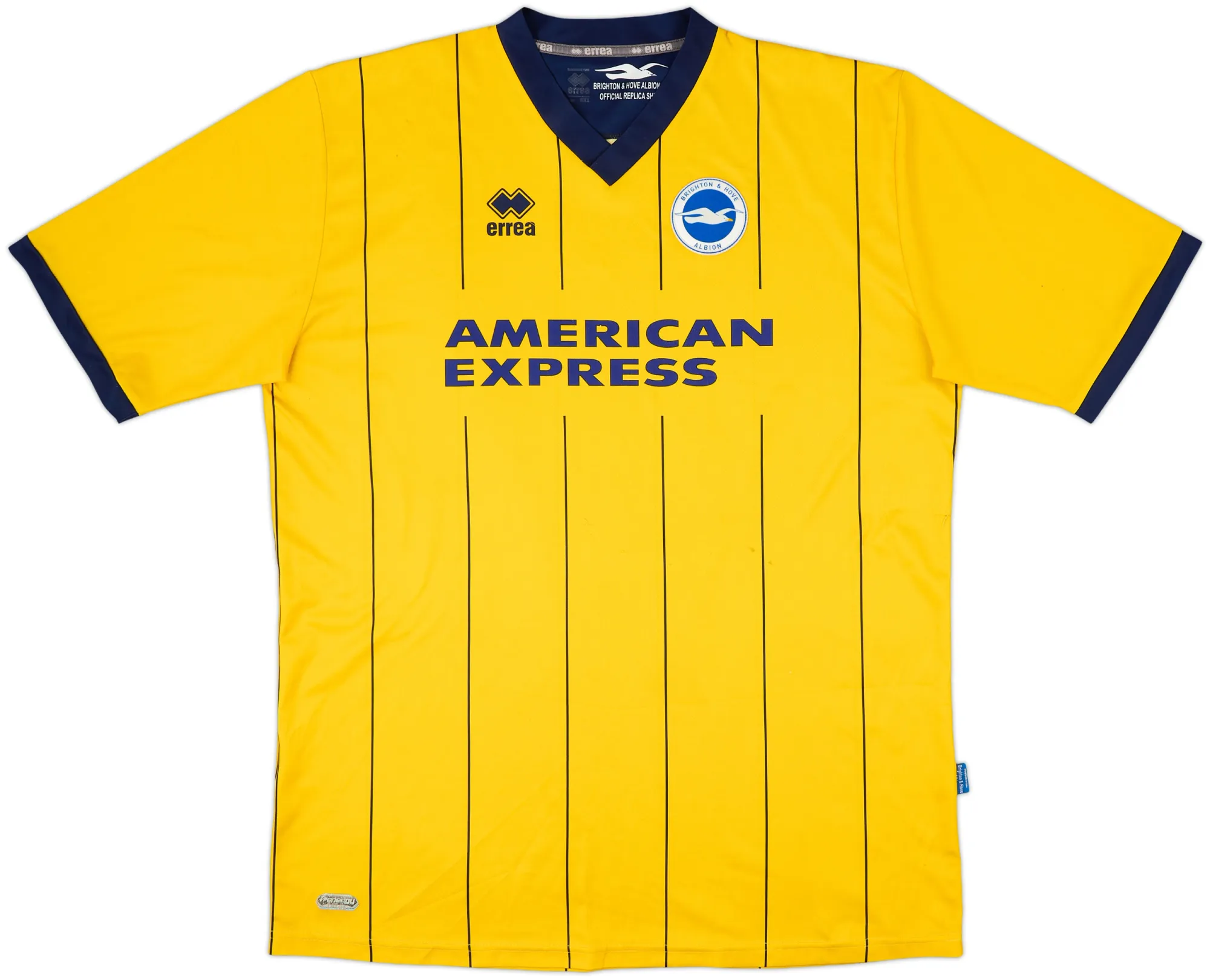 Errea Brighton & Hove Albion Mens SS Away Shirt 2013/14