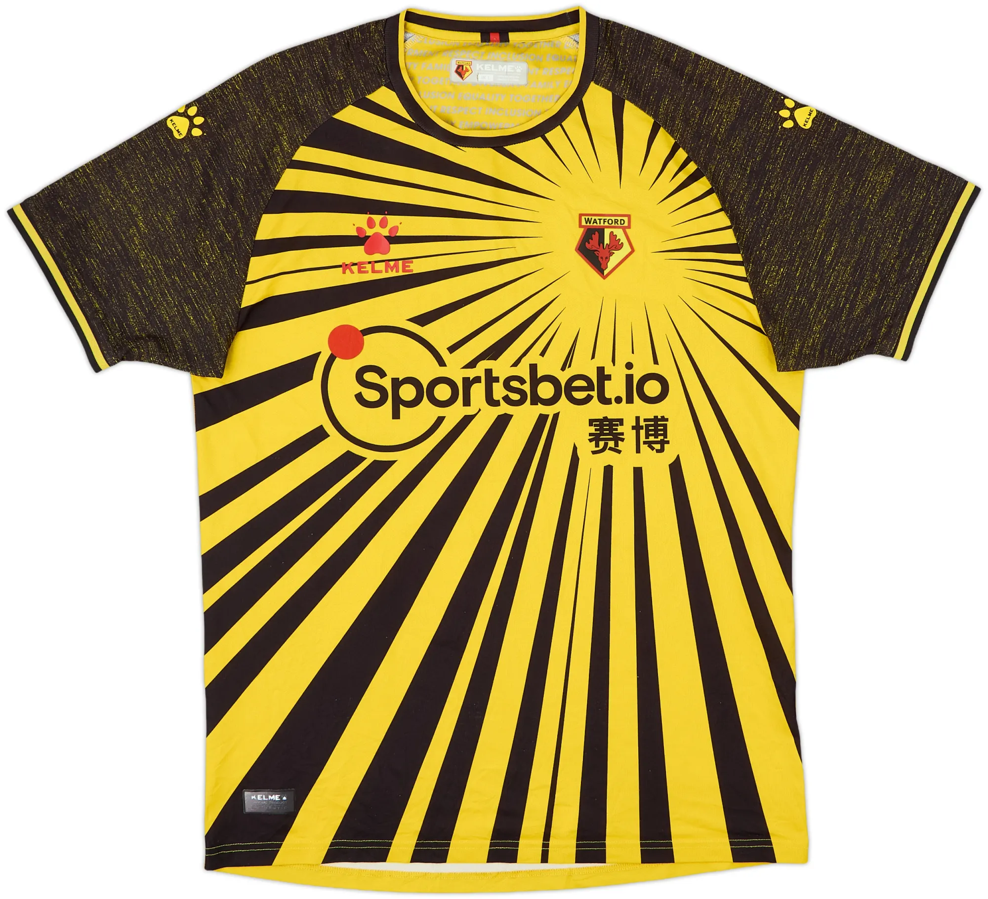 Kelme Watford Mens SS Home Shirt 2020/21