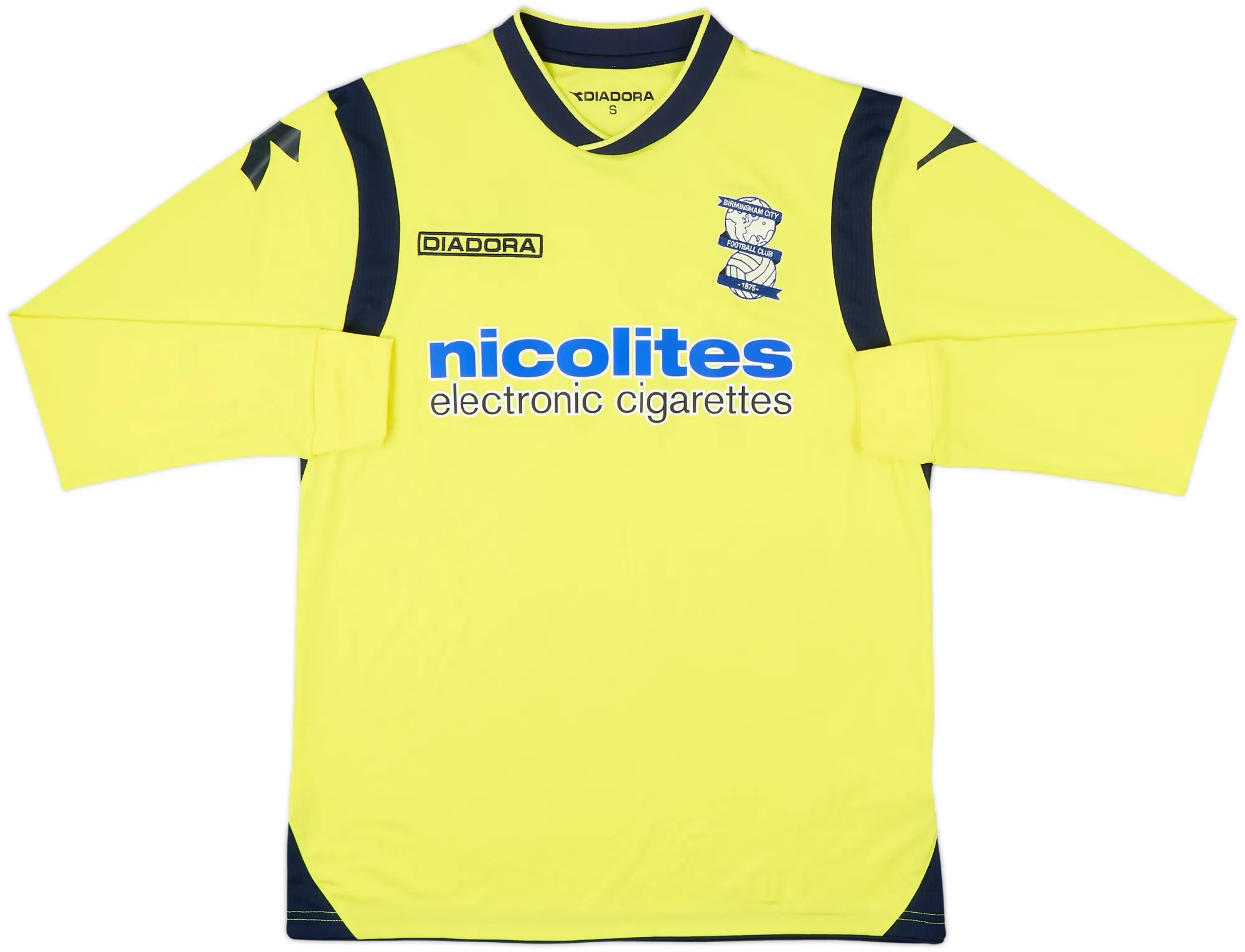 Diadora Birmingham City Mens LS Away Shirt 2013/14