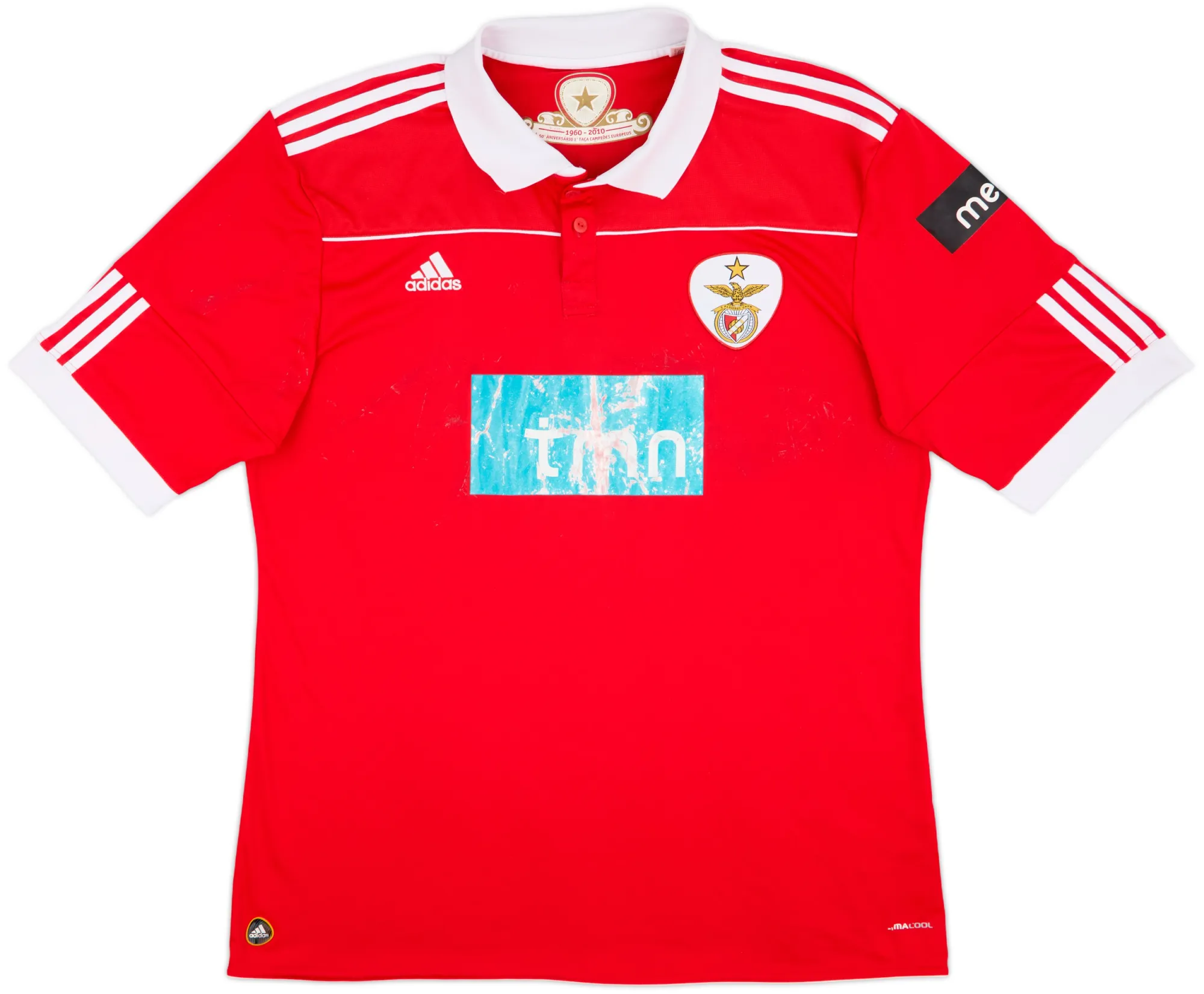 adidas Benfica Mens SS Home Shirt 2010/11